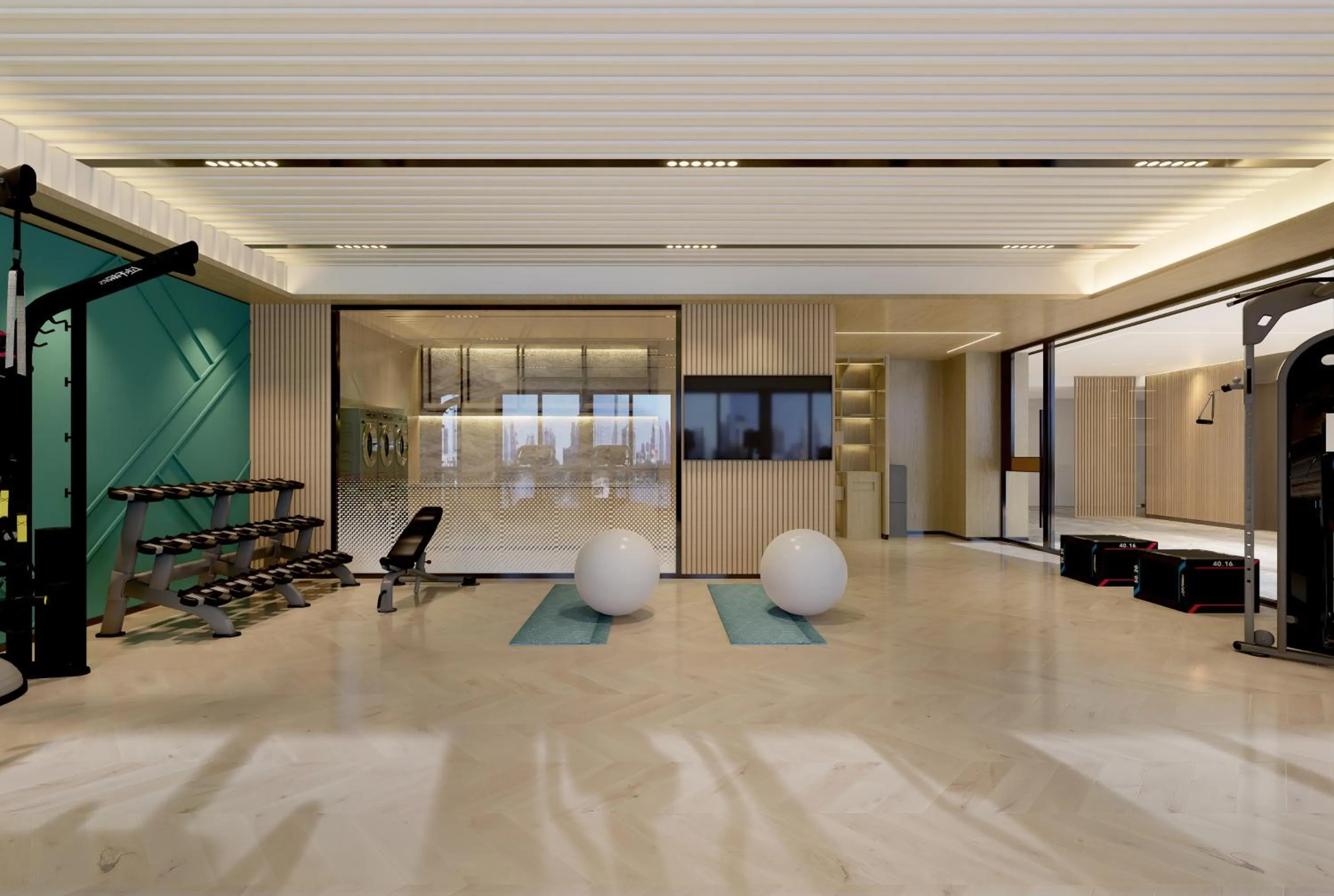 Fitness centre/facilities in Hilton Garden Inn Jiangmen Xinhui