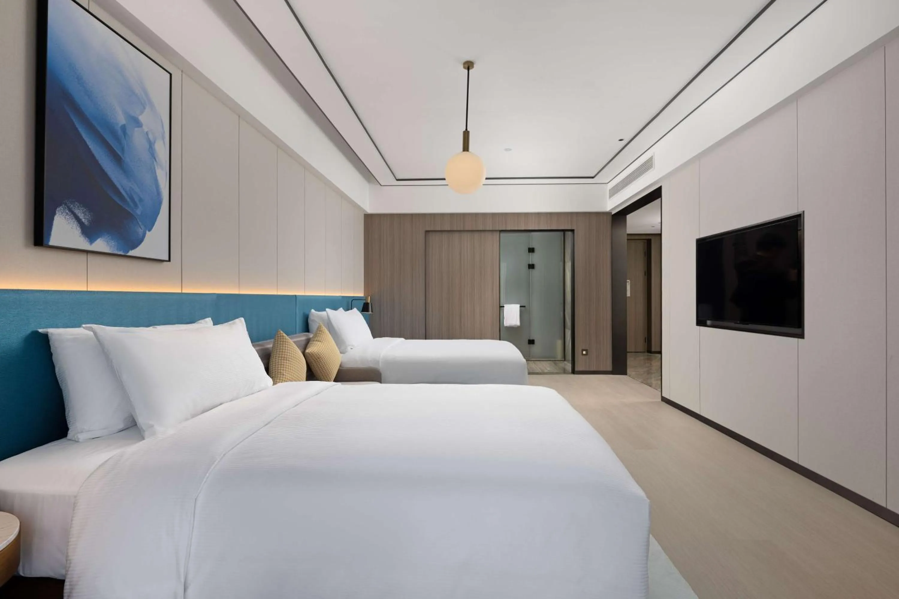 Bed in Hilton Garden Inn Jiangmen Xinhui