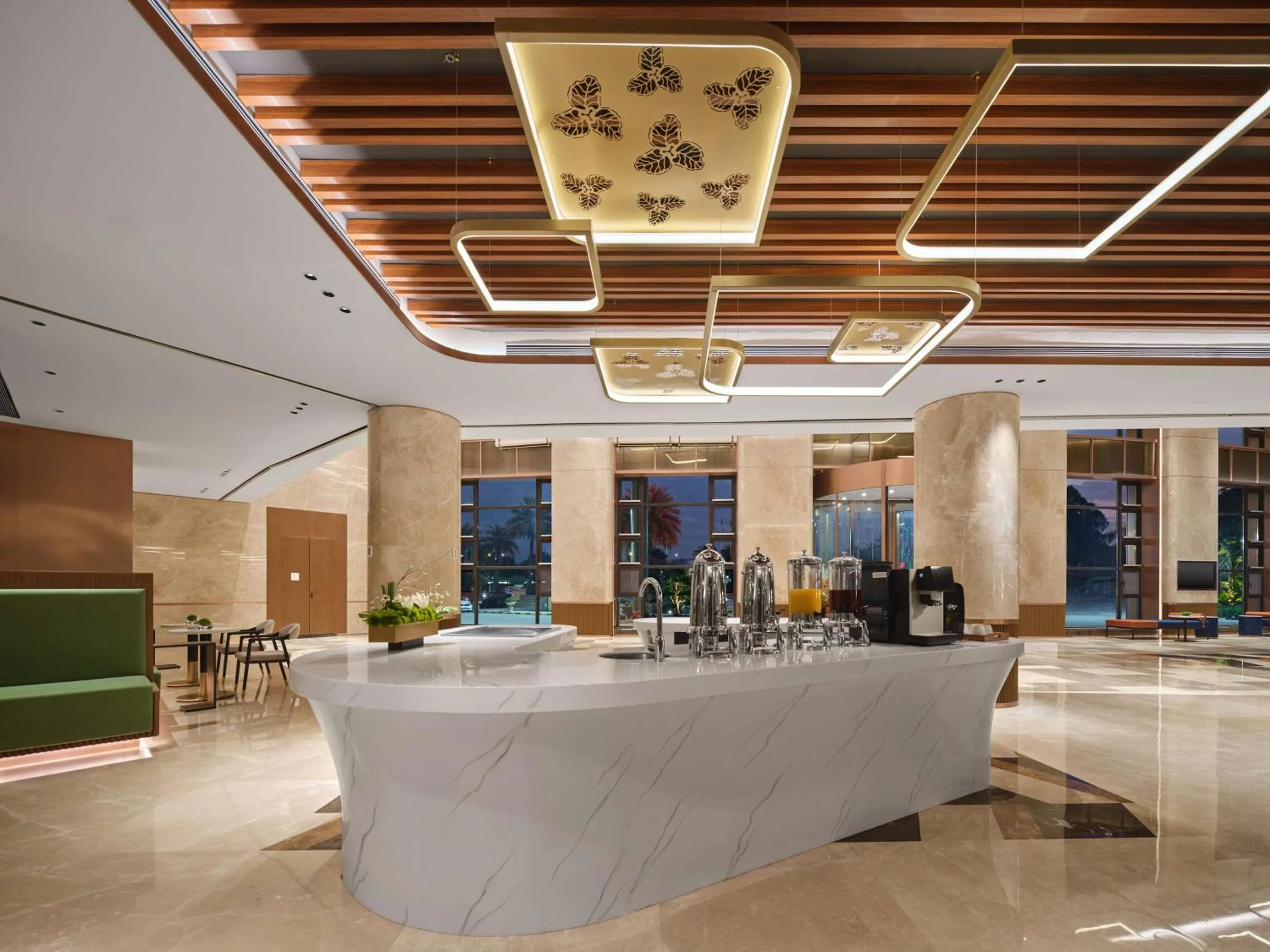 Lobby or reception in Hilton Garden Inn Huizhou North Railway Station