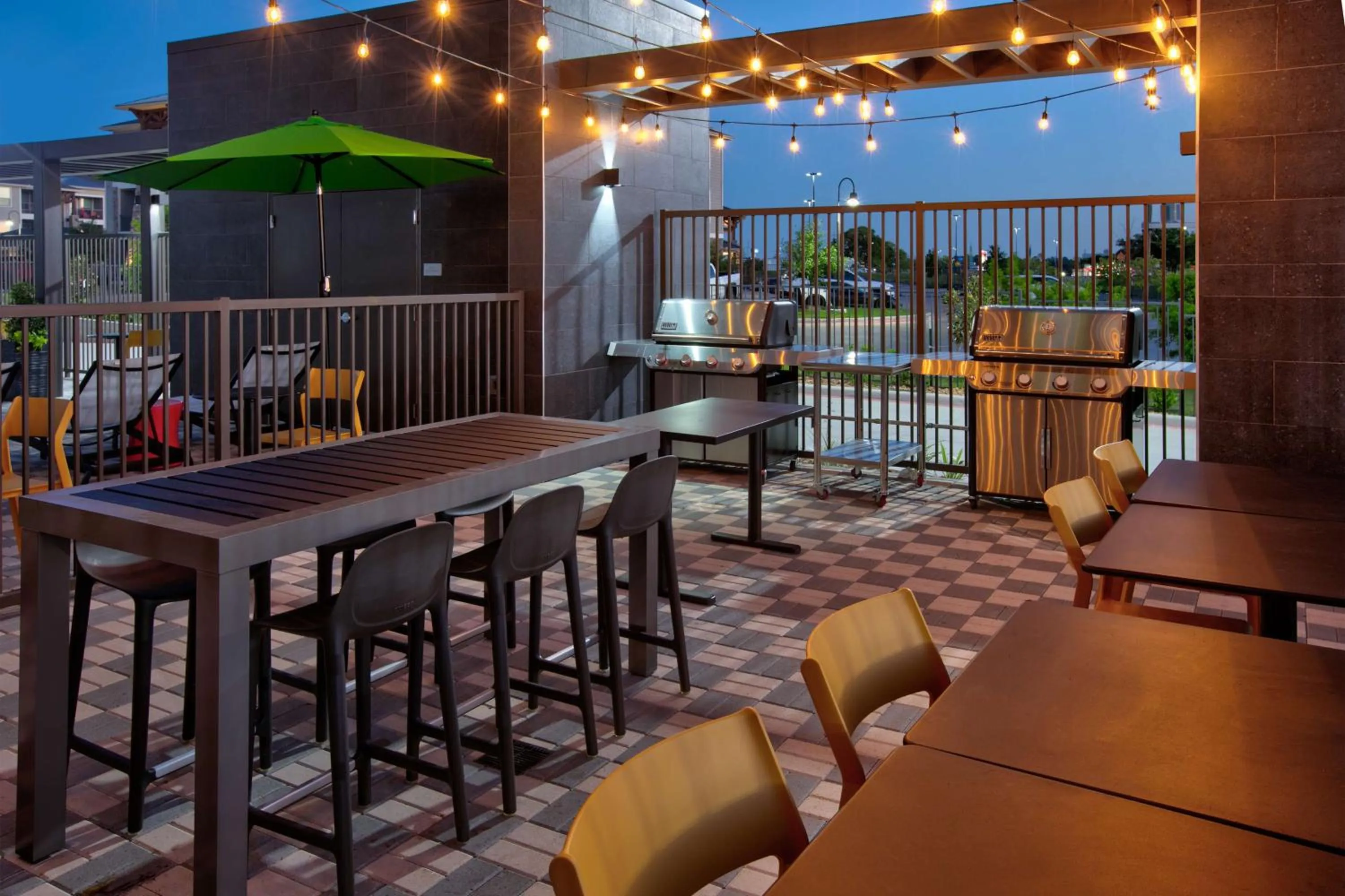 Patio in Home2 Suites By Hilton Huntsville, Tx