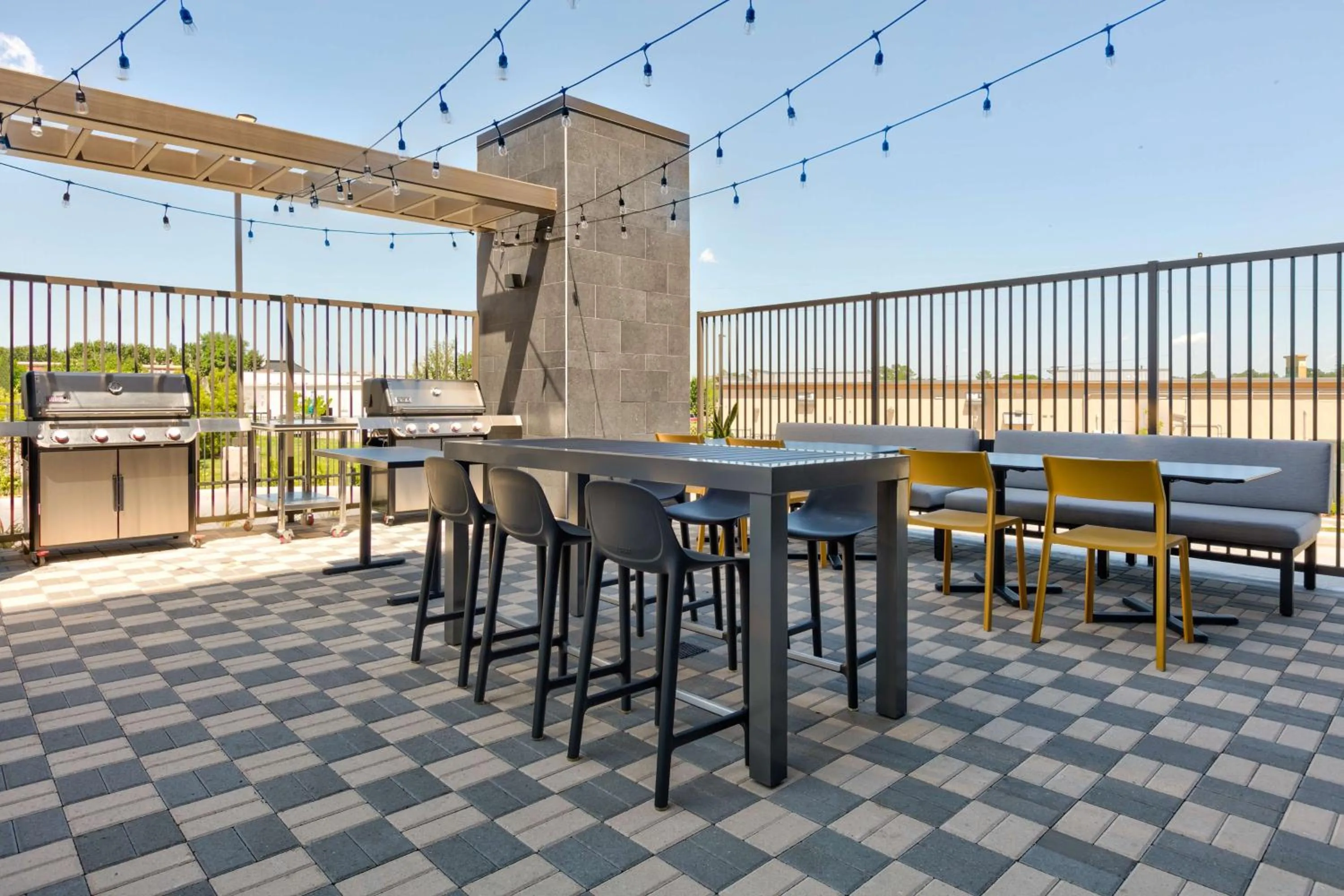 Patio in Home2 Suites By Hilton Huntsville, Tx