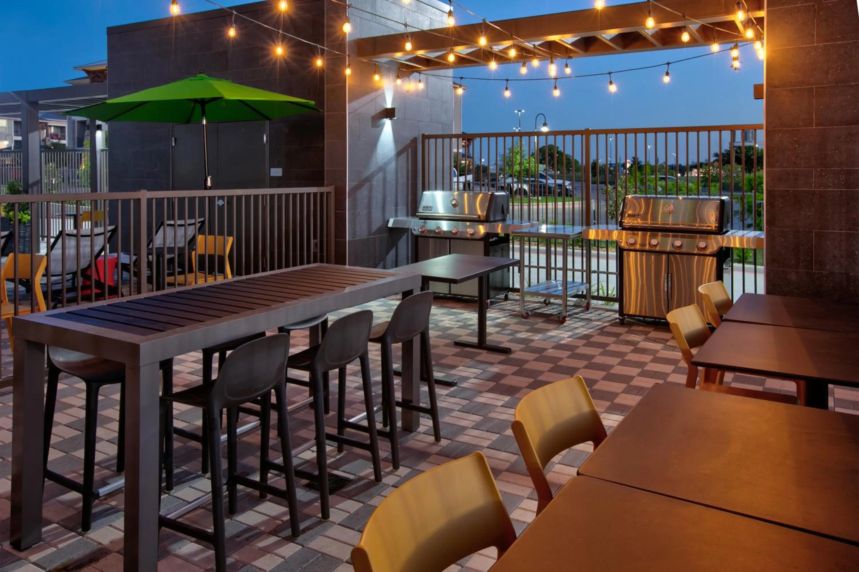 Patio in Home2 Suites By Hilton Huntsville, Tx