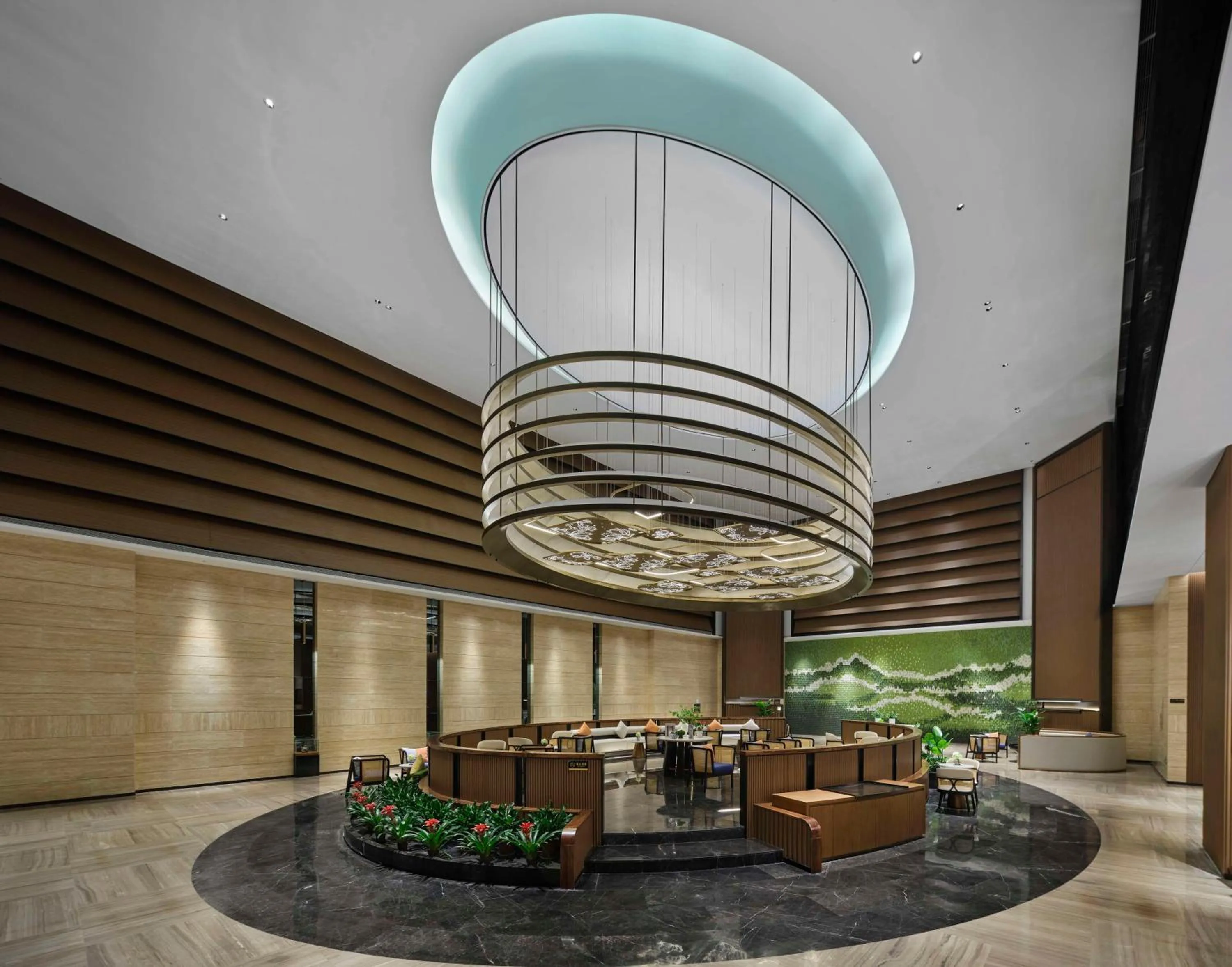 Lobby or reception in Hilton Garden Inn Ganzhou Longnan
