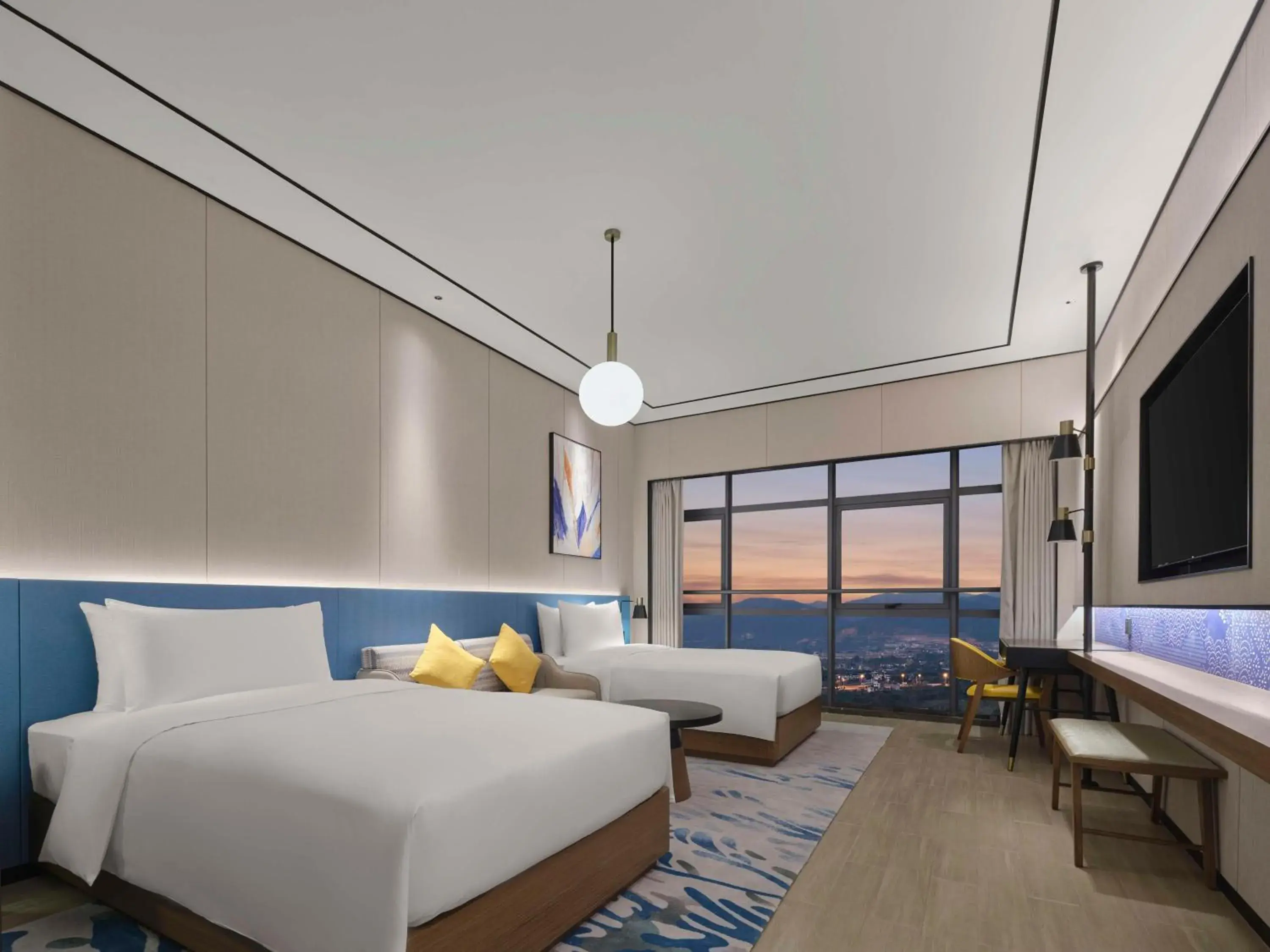 Twin Room - High Floor in Hilton Garden Inn Ganzhou Longnan Twin Room - High Floor in Hilton Garden Inn Ganzhou Longnan