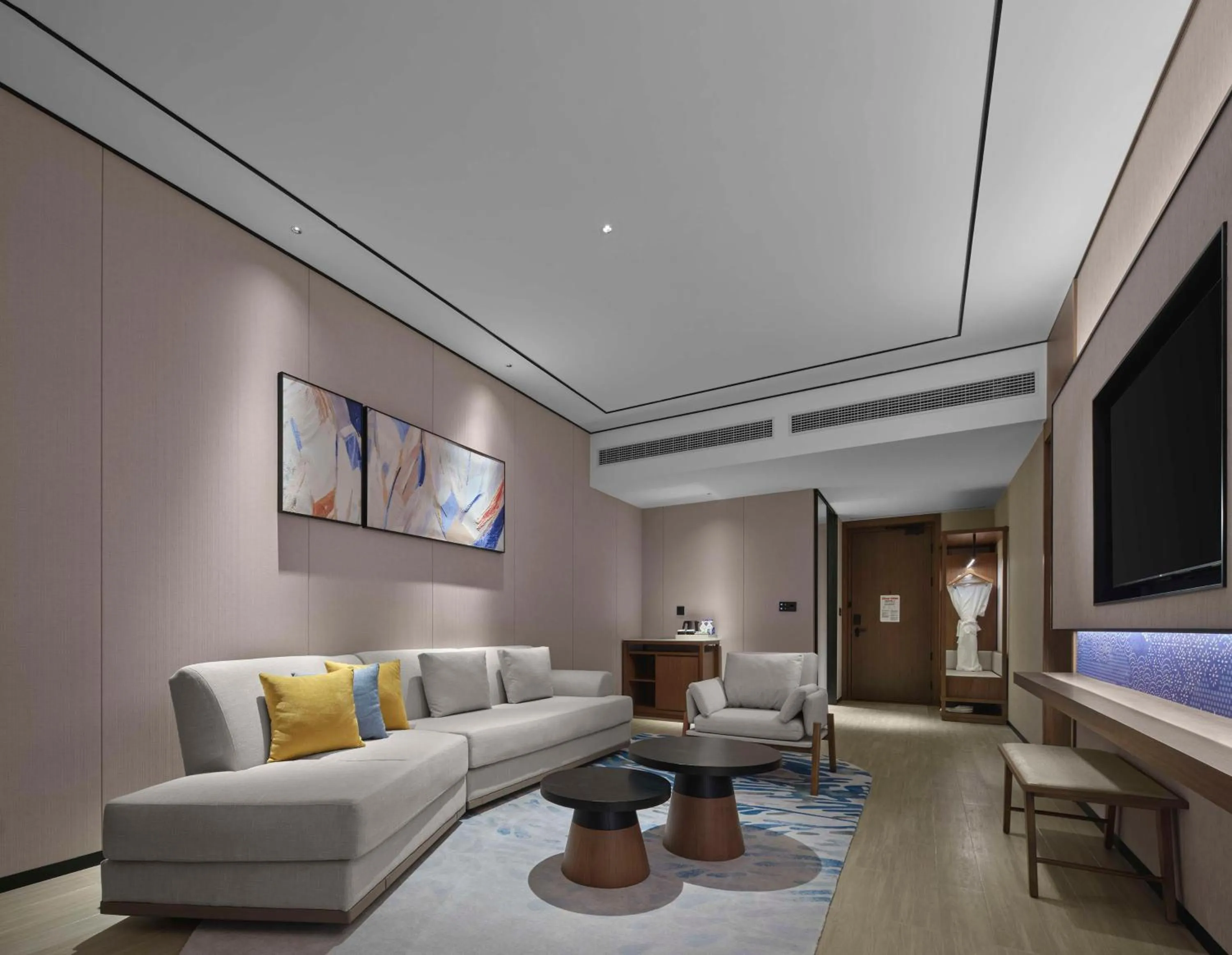 Living room, Bed in Hilton Garden Inn Ganzhou Longnan