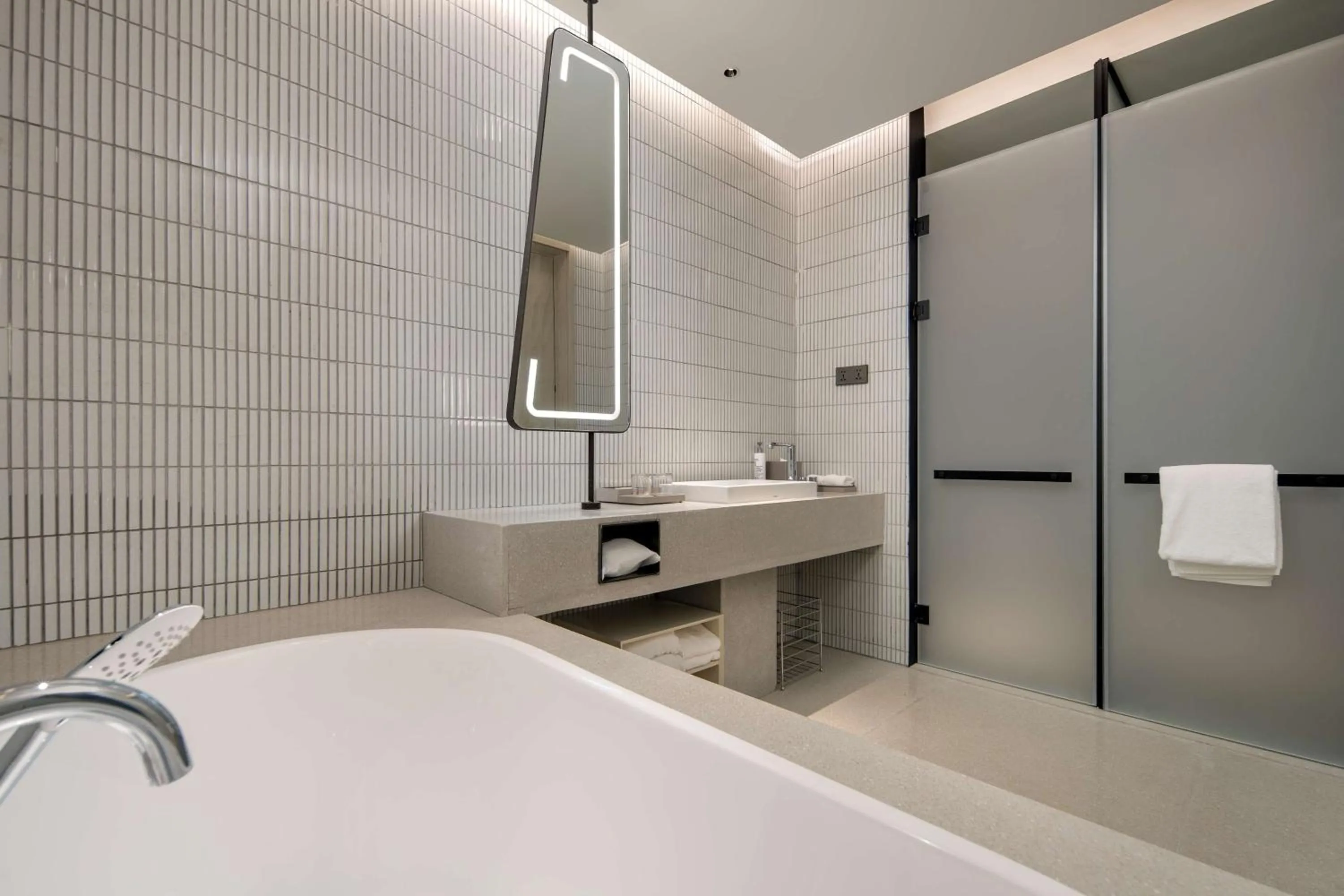 Bathroom in Hilton Garden Inn Nanjing Hexi Olympic Sports Center