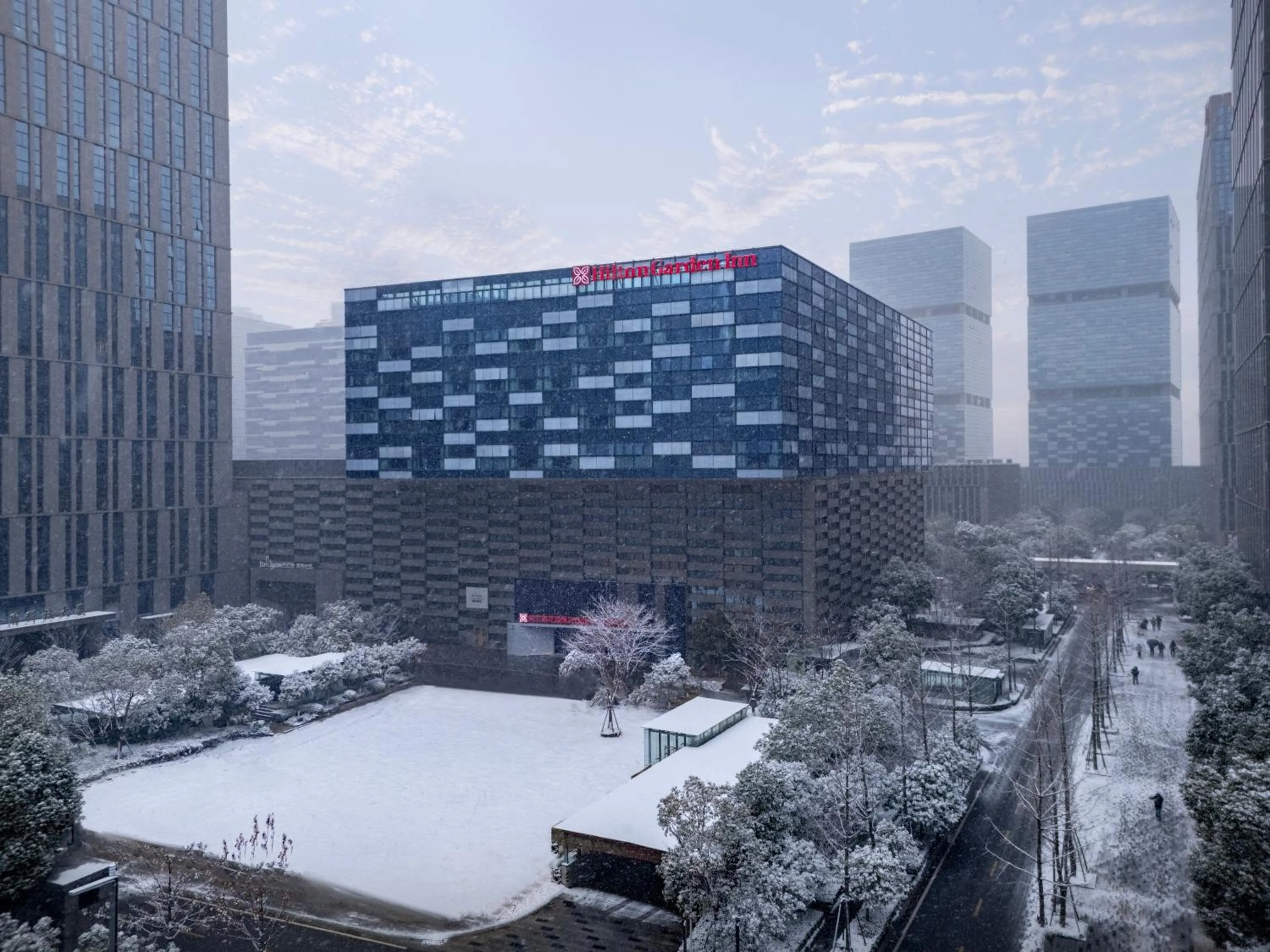 Property building in Hilton Garden Inn Nanjing Hexi Olympic Sports Center