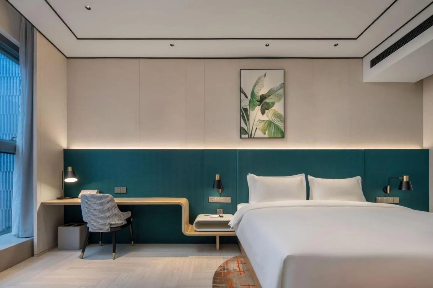 Bed in Hilton Garden Inn Nanjing Hexi Olympic Sports Center