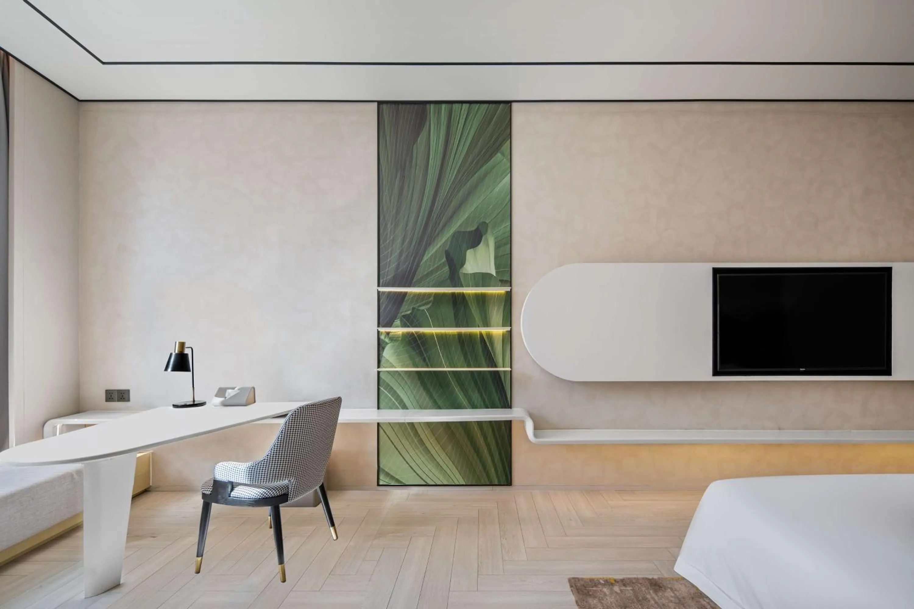 Bedroom, Bed in Hilton Garden Inn Nanjing Hexi Olympic Sports Center