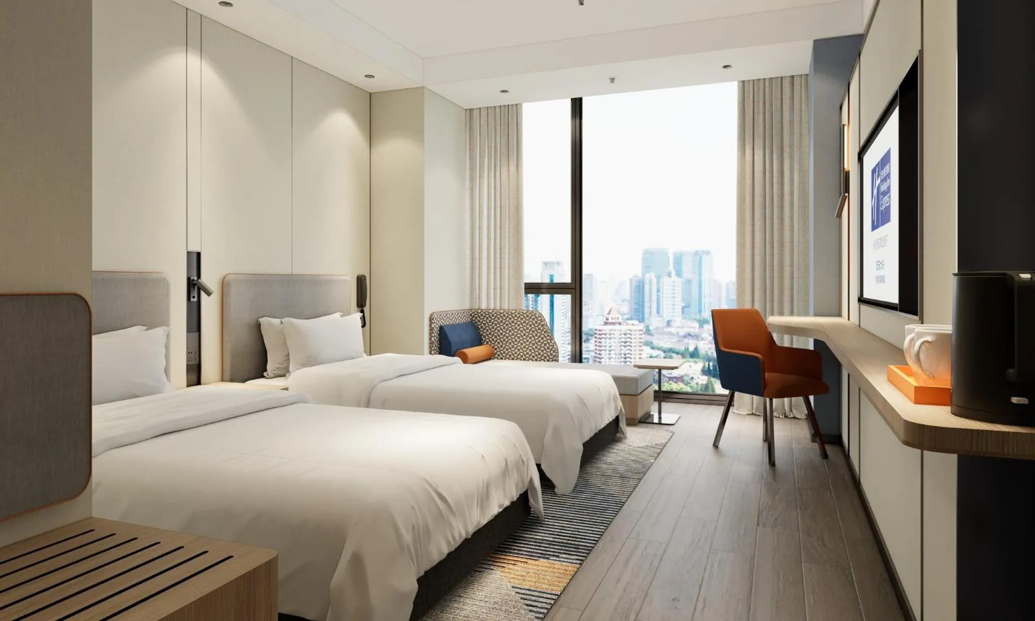 Photo of the whole room, Bed in Holiday Inn Express Xi'an Daxing by IHG