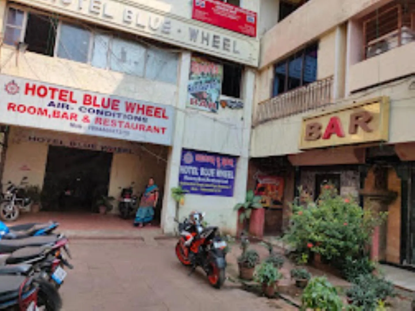 Property building in Hotel Blue Wheel,Bhubaneswar