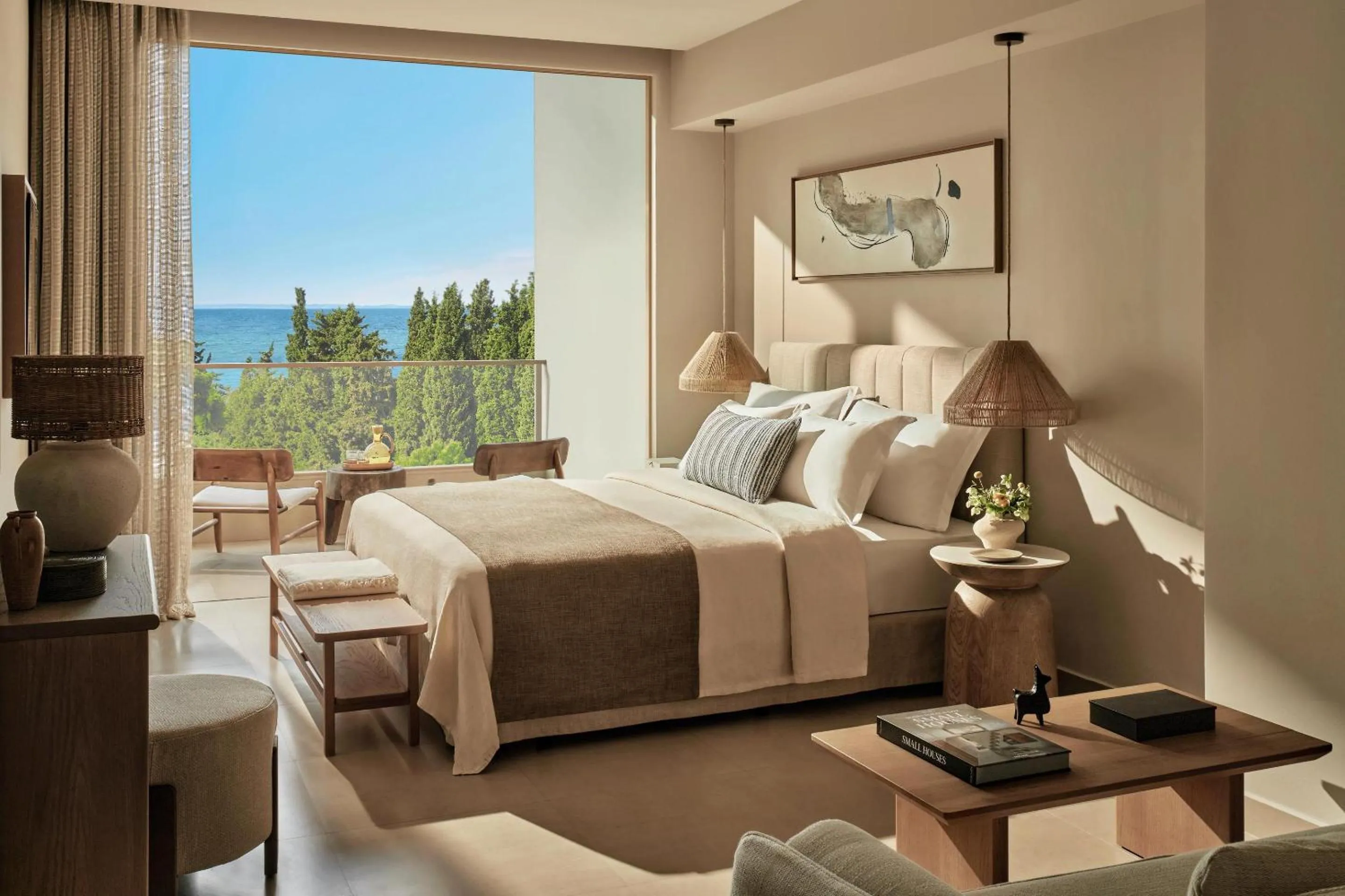 Photo of the whole room, Bed in Ikos Olivia