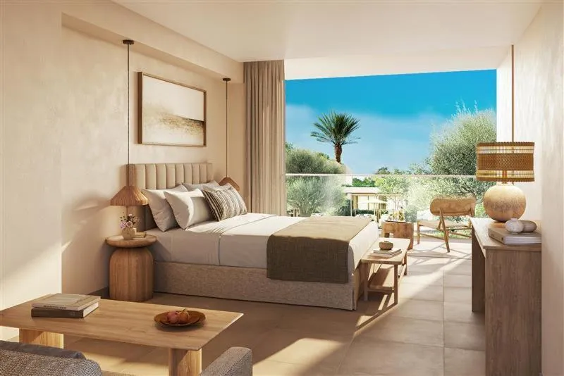 Photo of the whole room, Bed in Ikos Olivia