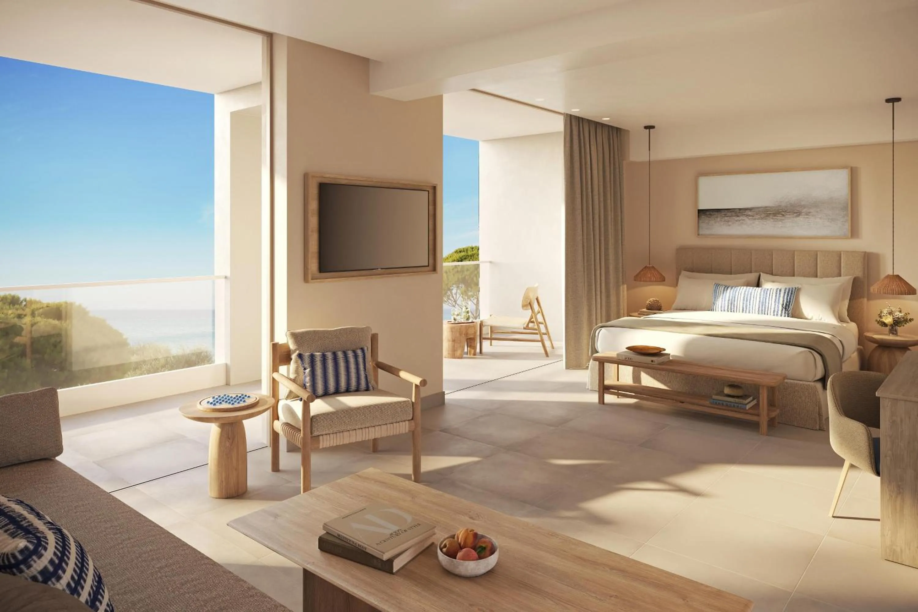 Photo of the whole room, Bed in Ikos Olivia