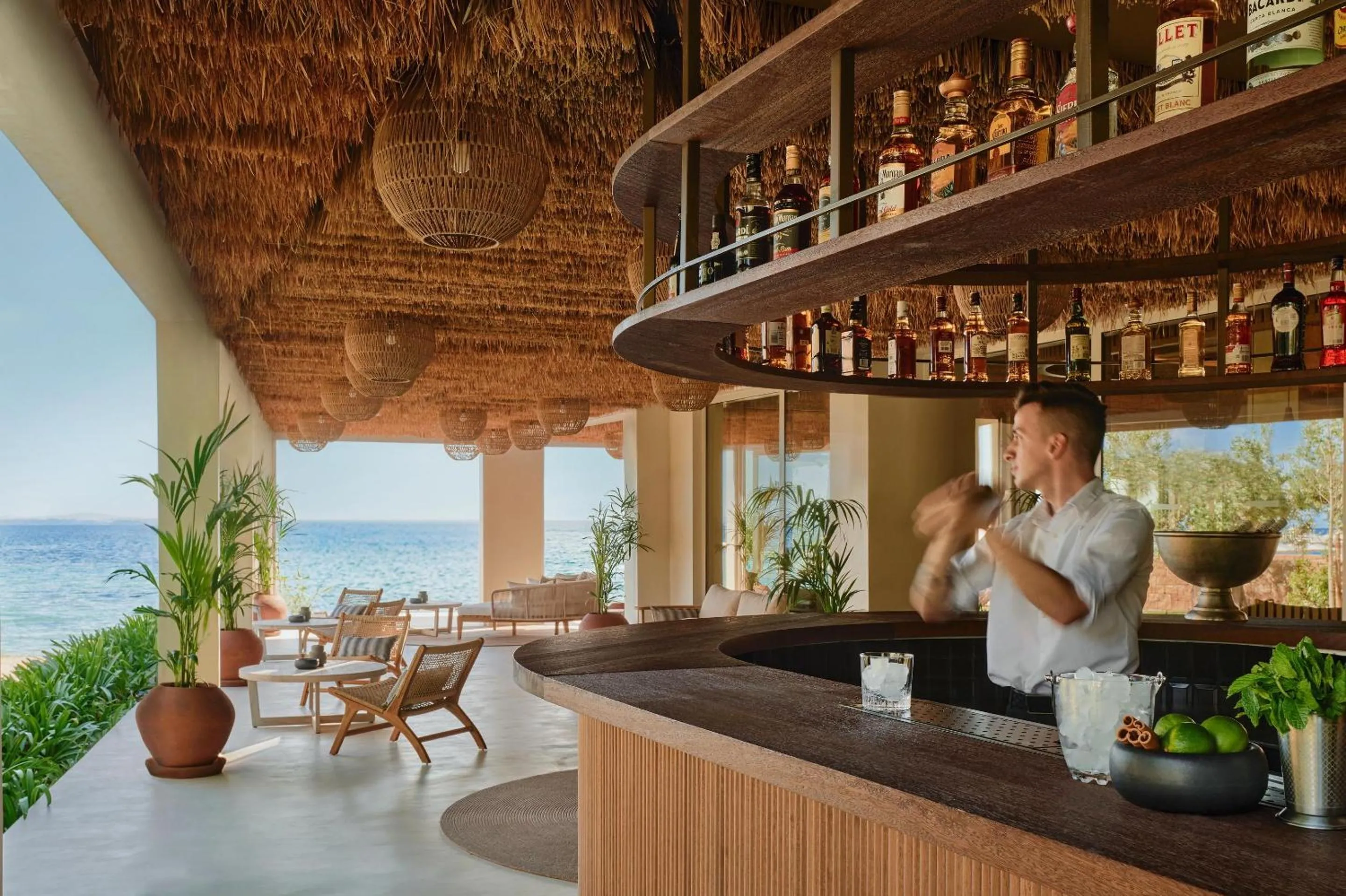 Lounge or bar in Ikos Olivia