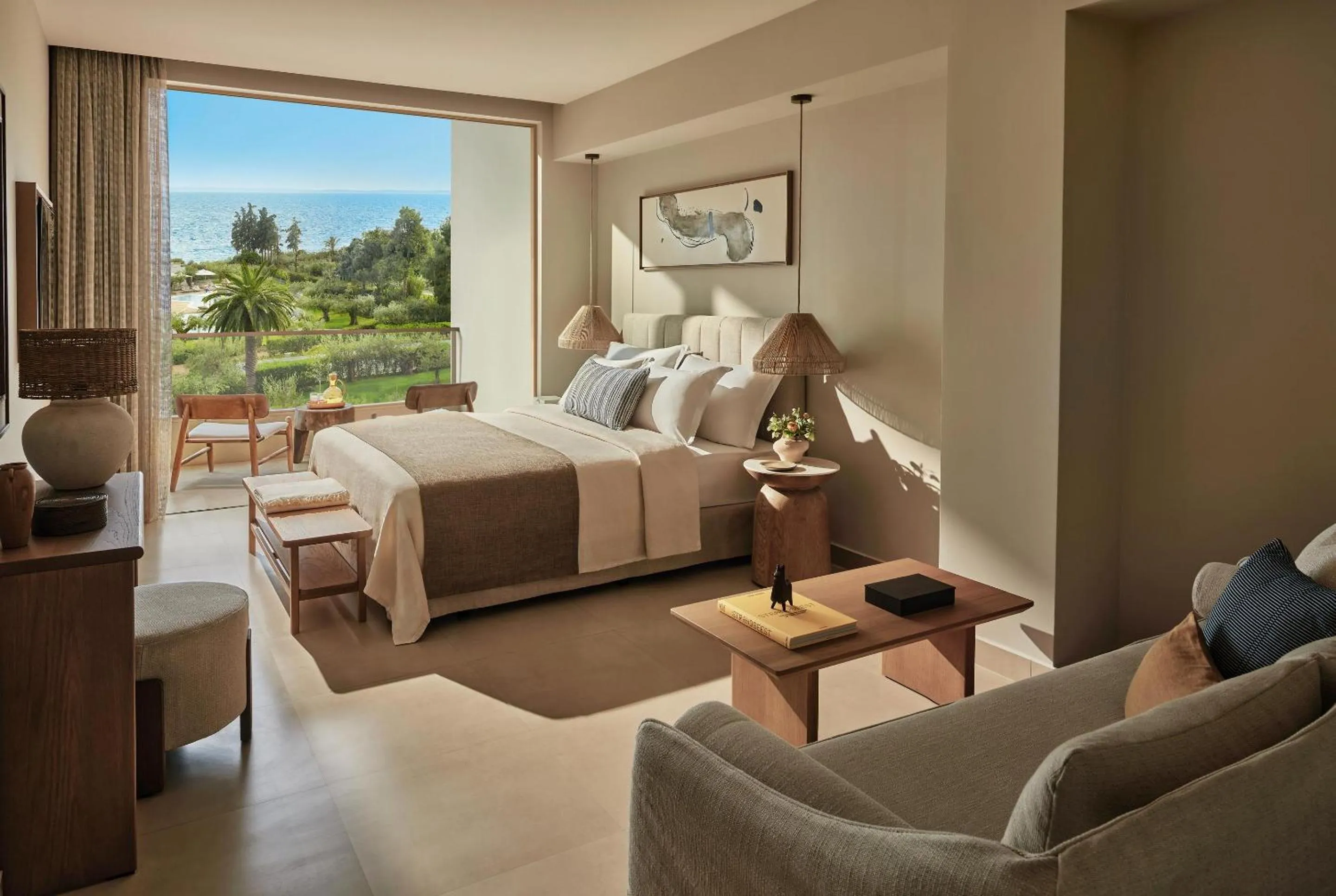 Photo of the whole room, Bed in Ikos Olivia