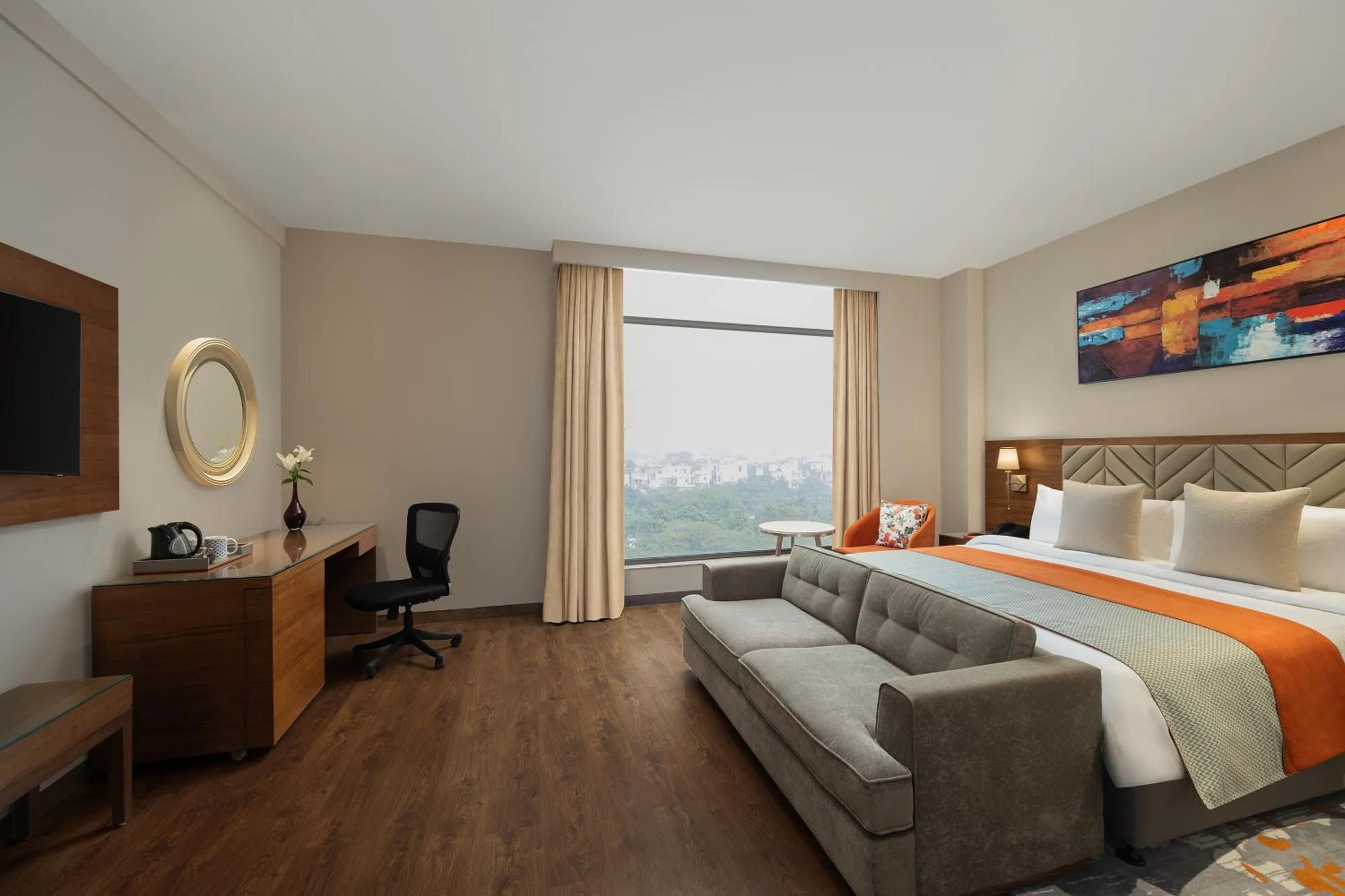 Seating area, Bed in Fortune Park, East Delhi - Member ITC Hotels' Group