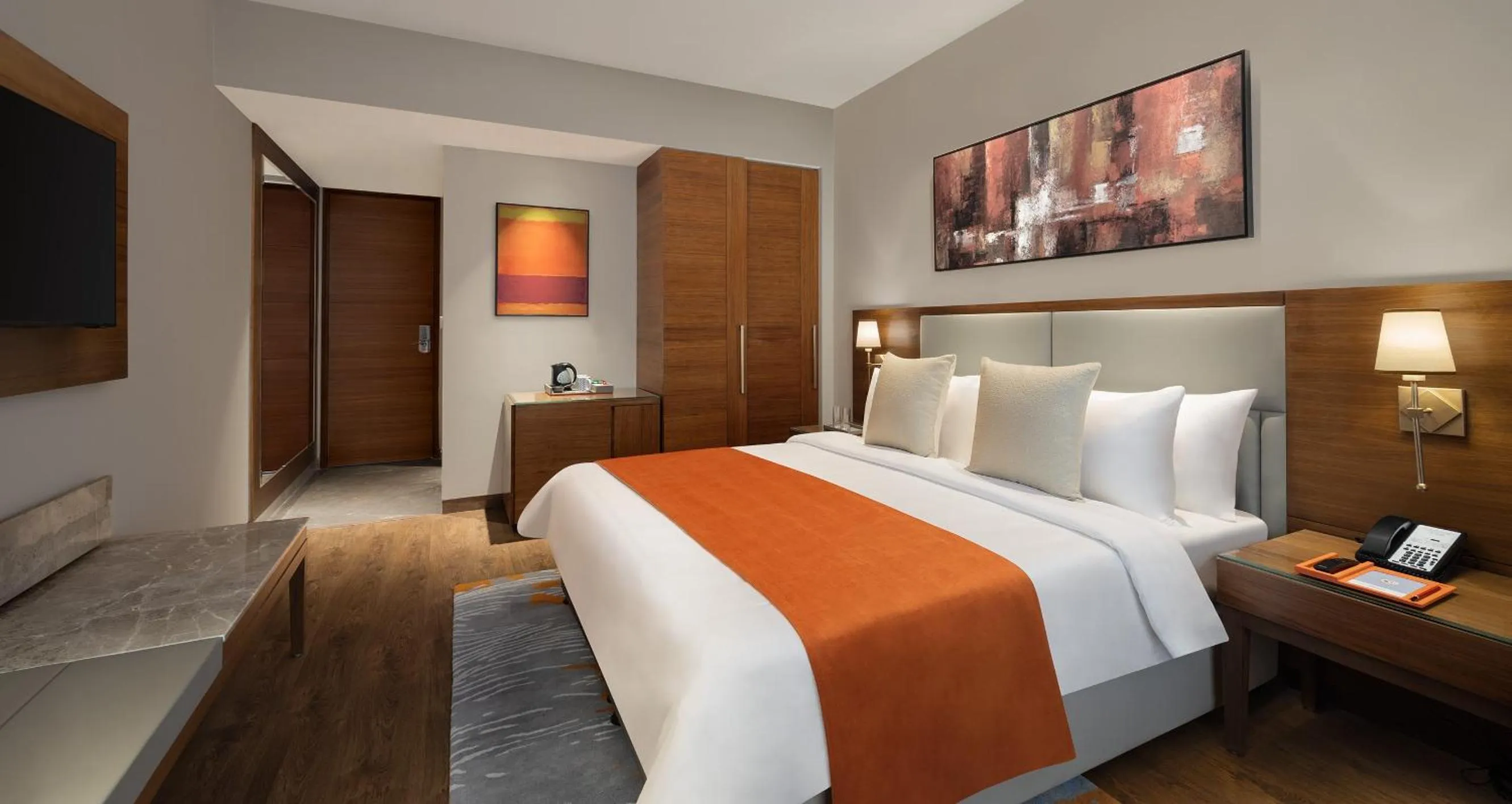 Bedroom, Bed in Fortune Park, East Delhi - Member ITC Hotels' Group