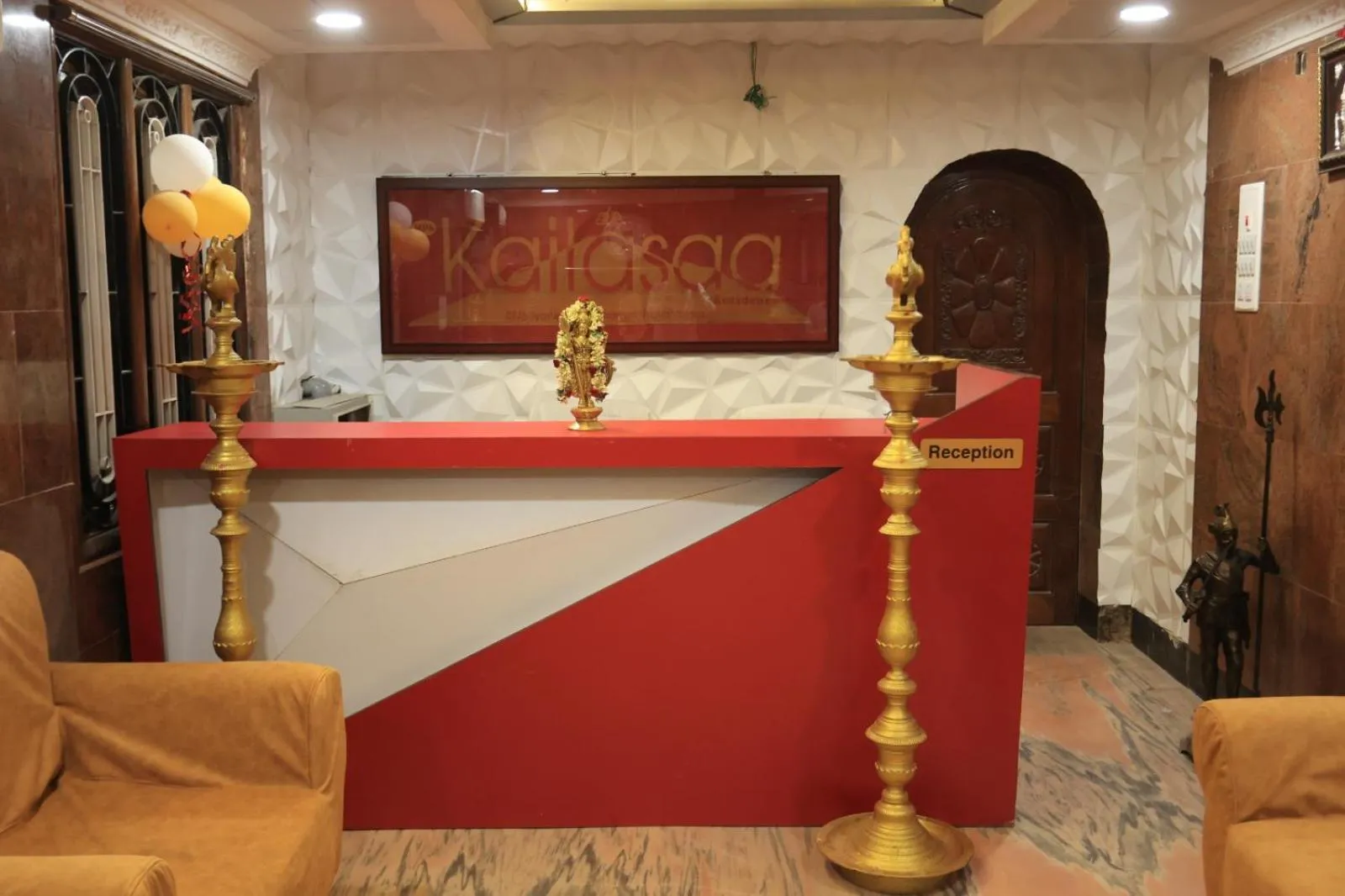 Lobby or reception in Kailasaa Residency