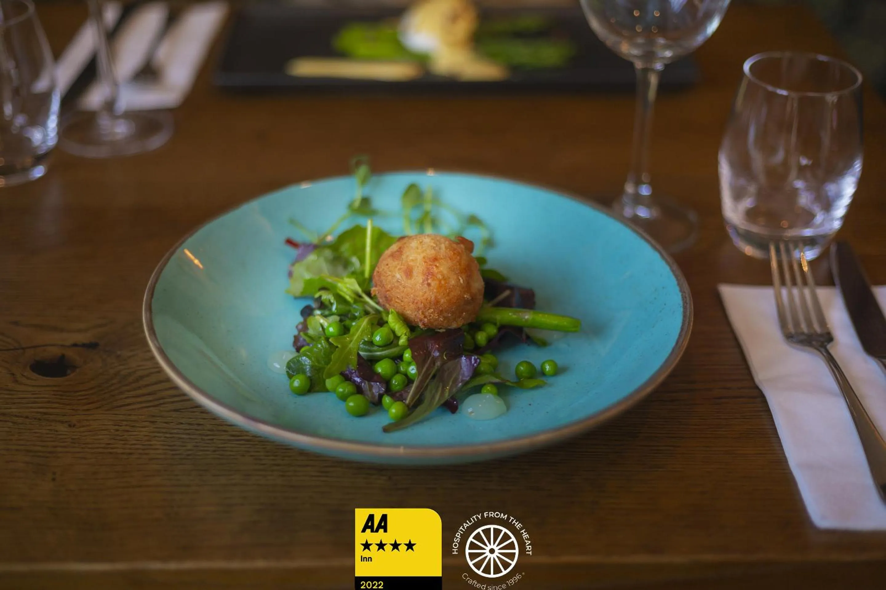Food close-up in The Tudor House Hotel, Tewkesbury, Gloucestershire - The Coaching Inn Group