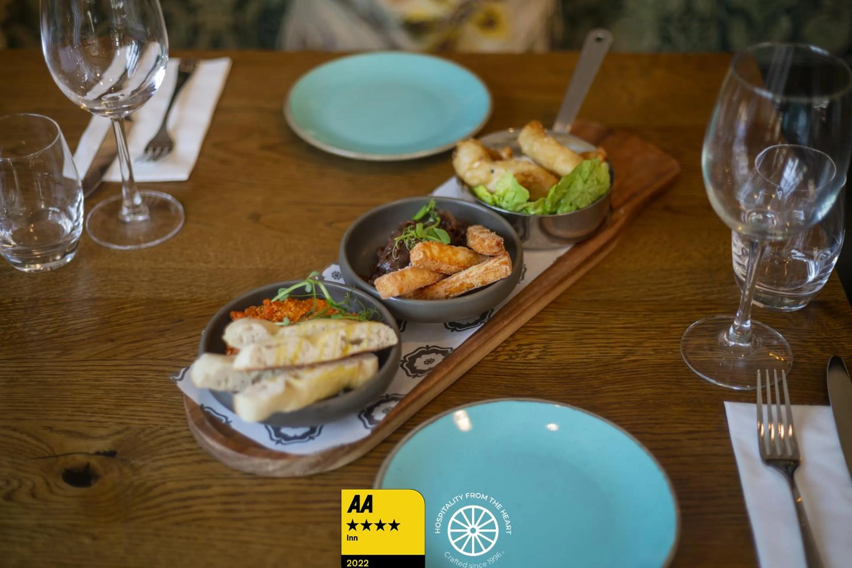 Food close-up in The Tudor House Hotel, Tewkesbury, Gloucestershire - The Coaching Inn Group