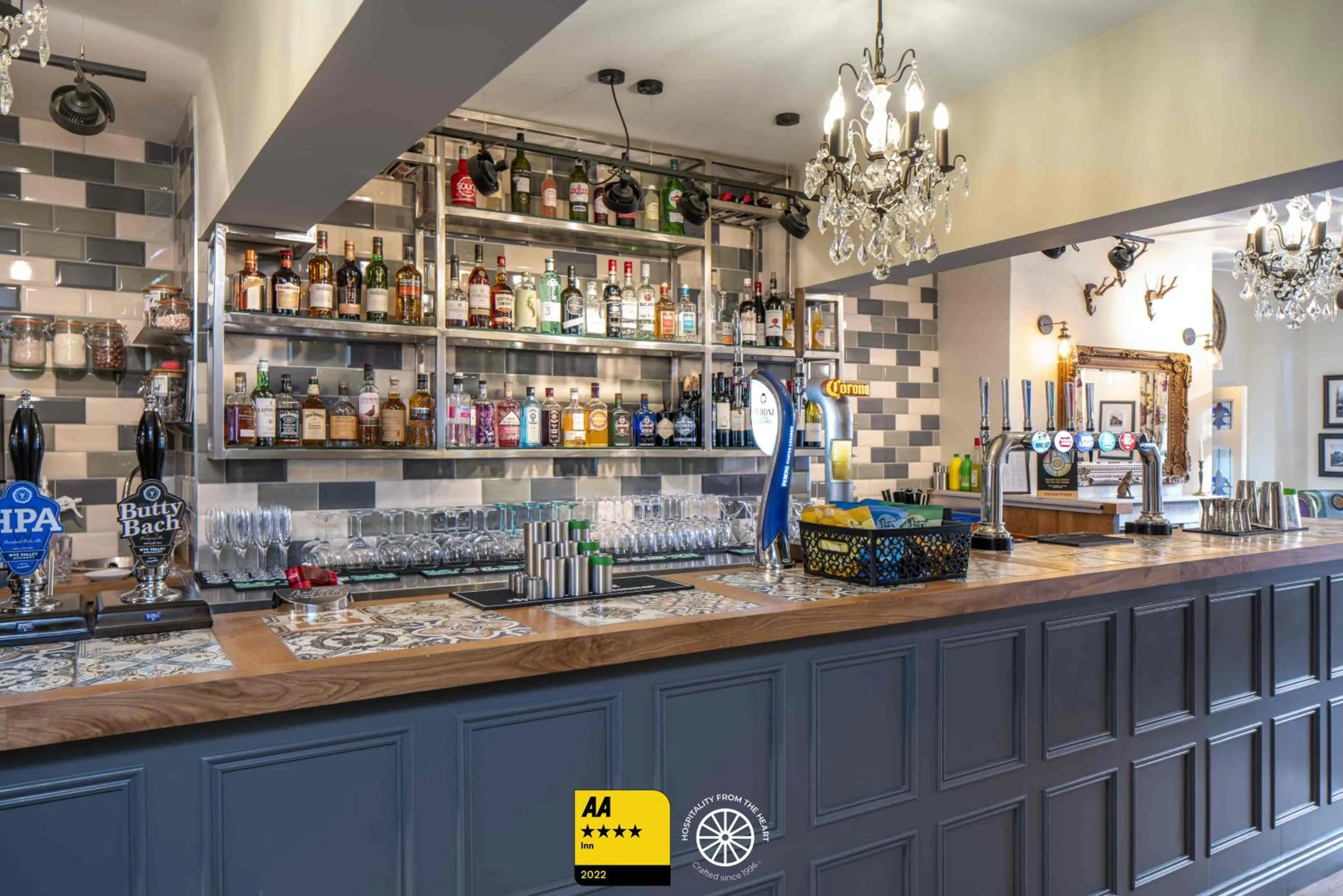 Lounge or bar in The Tudor House Hotel, Tewkesbury, Gloucestershire - The Coaching Inn Group