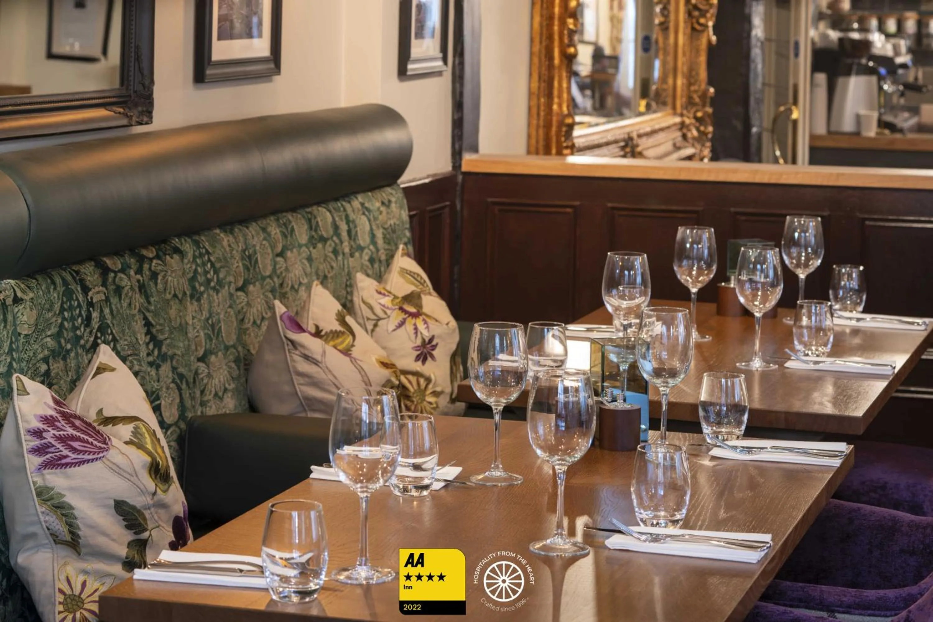 Lounge or bar in The Tudor House Hotel, Tewkesbury, Gloucestershire - The Coaching Inn Group