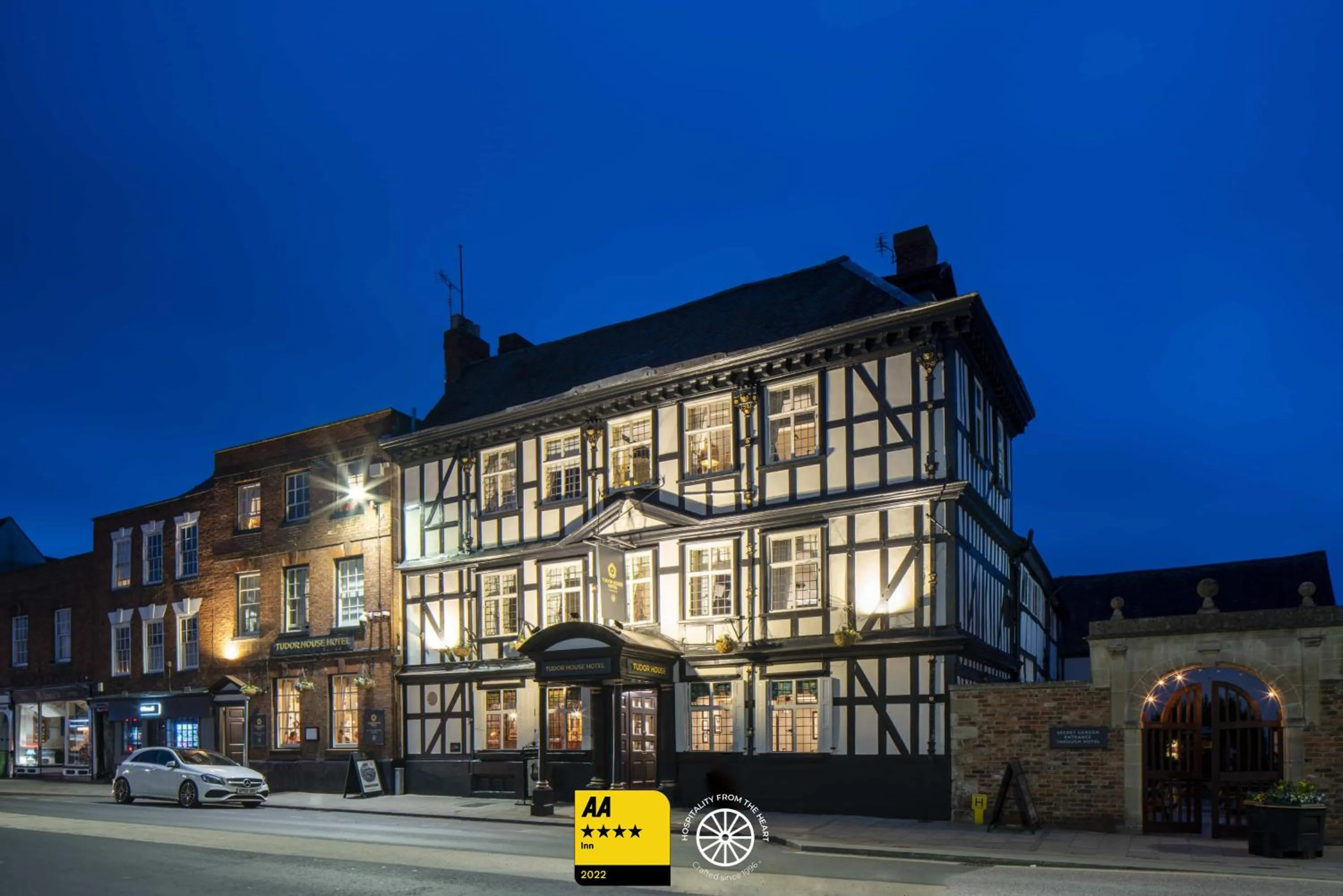 Property building in The Tudor House Hotel, Tewkesbury, Gloucestershire - The Coaching Inn Group