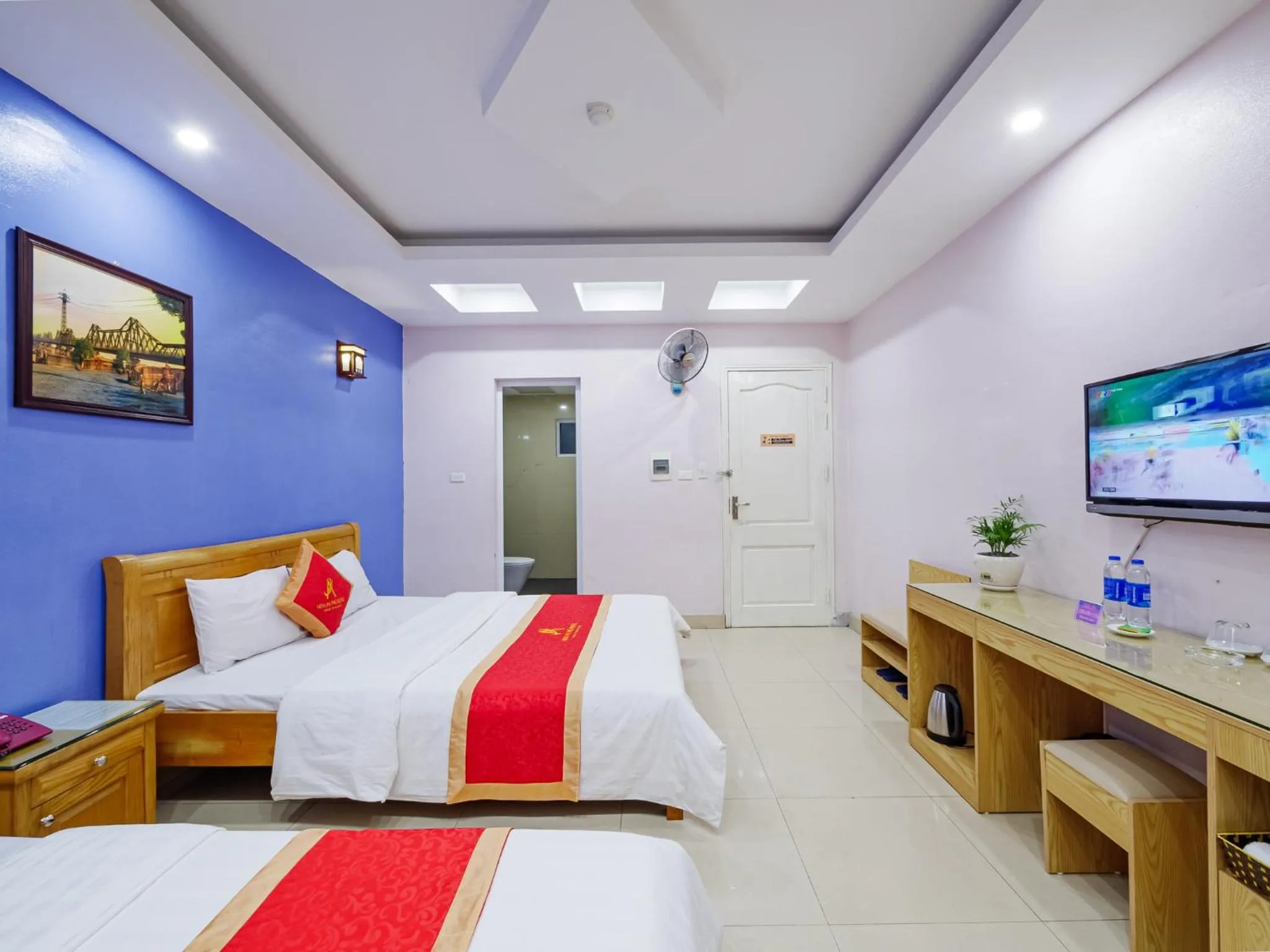 Bedroom, Bed in New An Phú Hotel