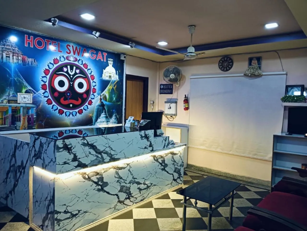 Lobby or reception in Hotel Swagat