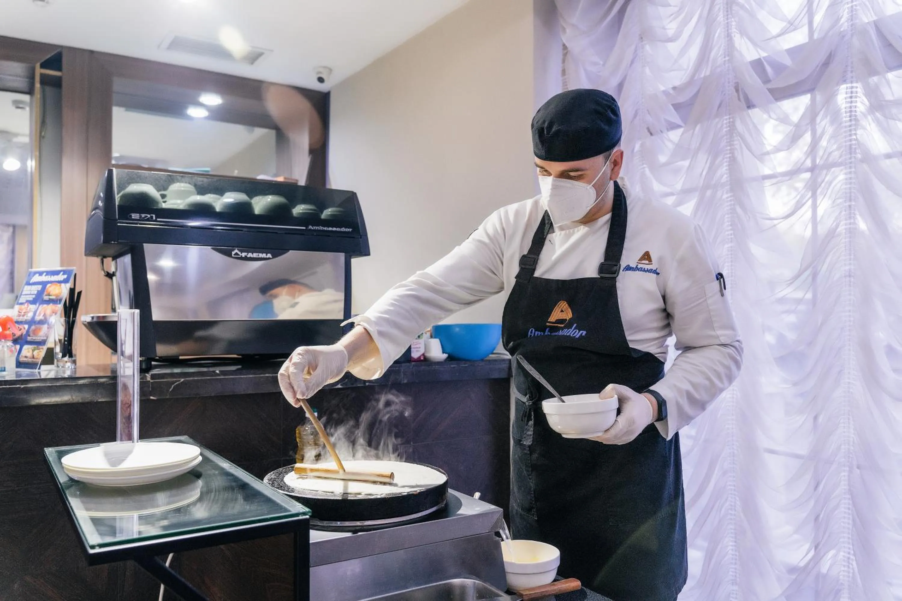 Staff in Ambassador Hotel