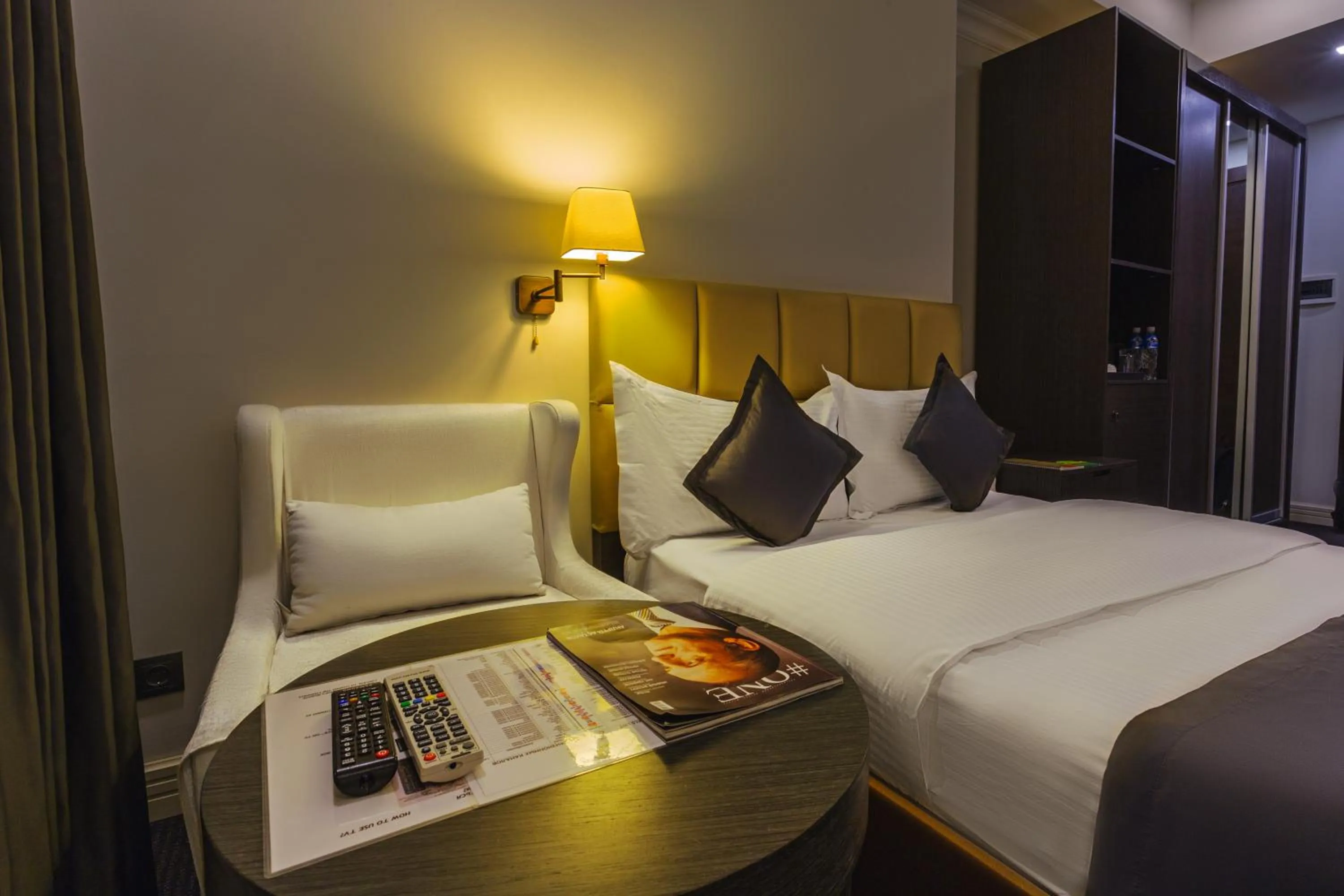 Bedroom, Bed in Ambassador Hotel