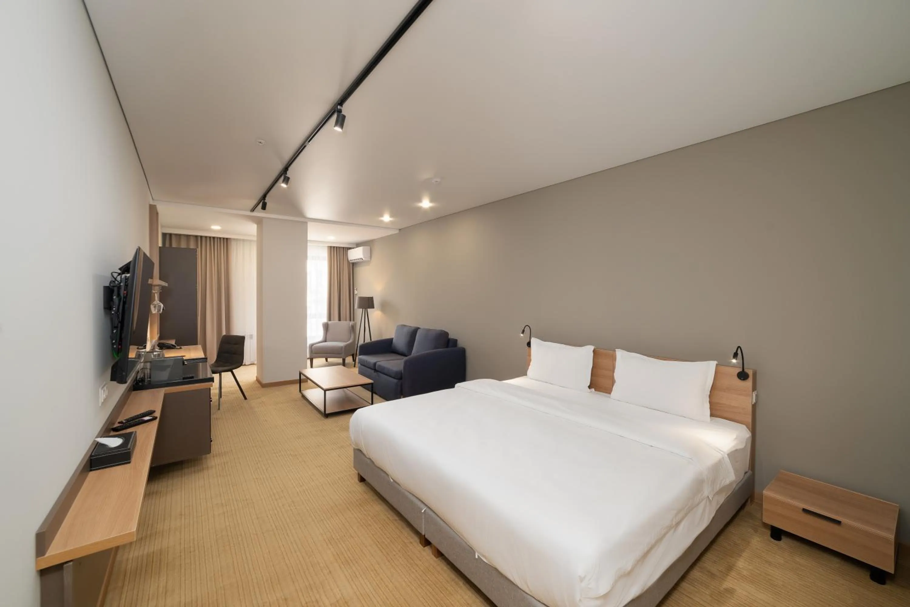 Photo of the whole room, Bed in Ambassador Hotel