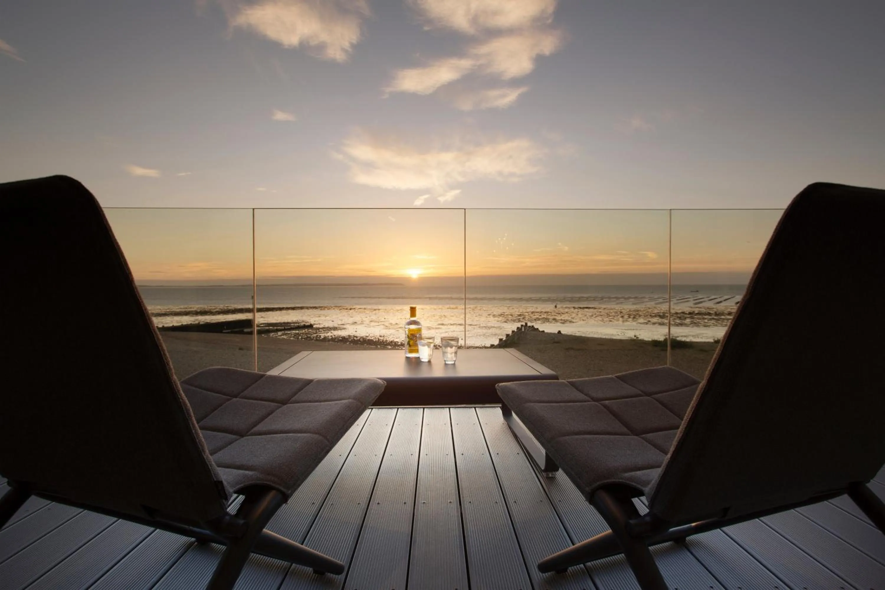 Patio in Sea Sunset Cottage