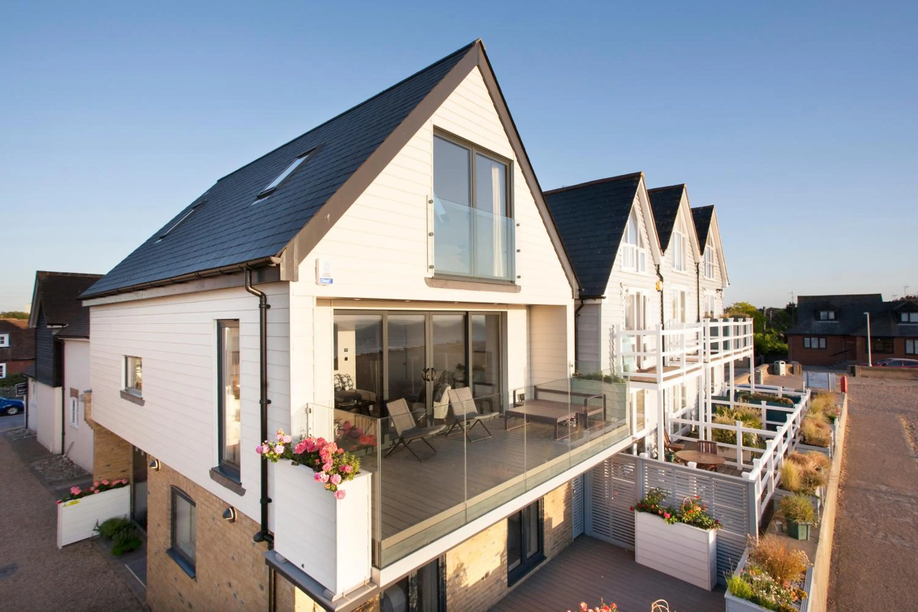 Bird's eye view in Sea Sunset Cottage