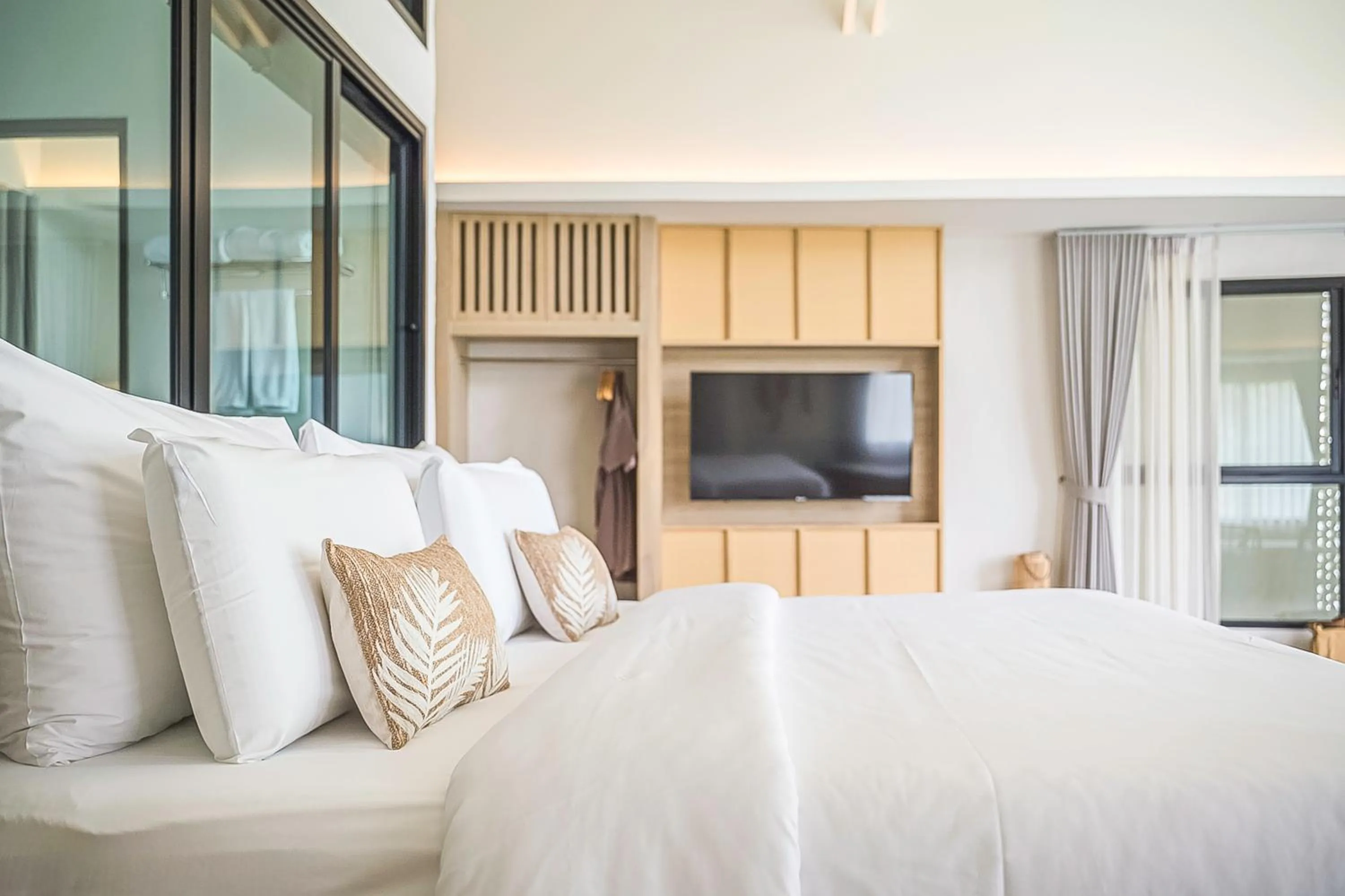 Bed in Villa De Leaf River Kaeng Krachan