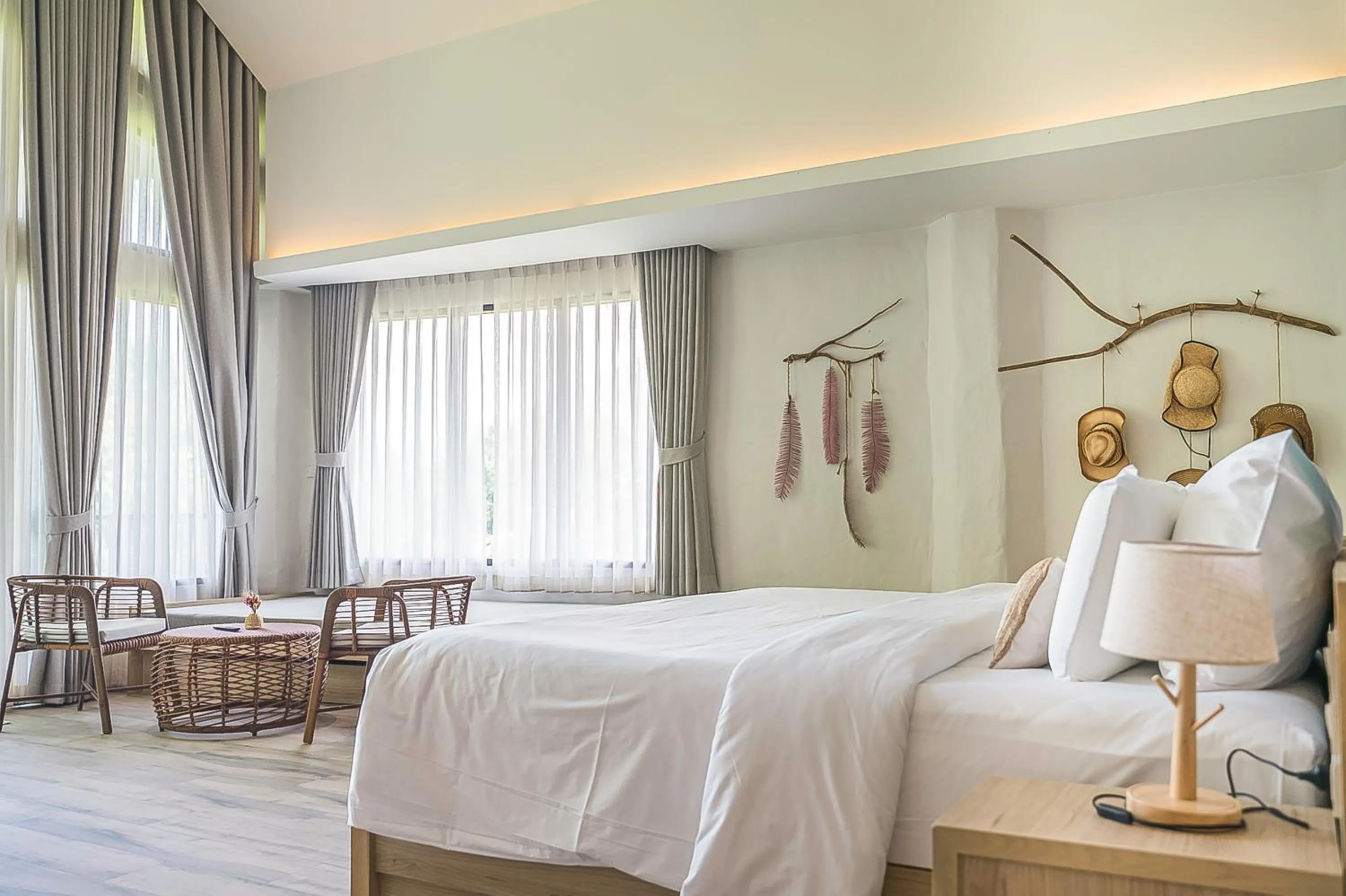 Bed in Villa De Leaf River Kaeng Krachan