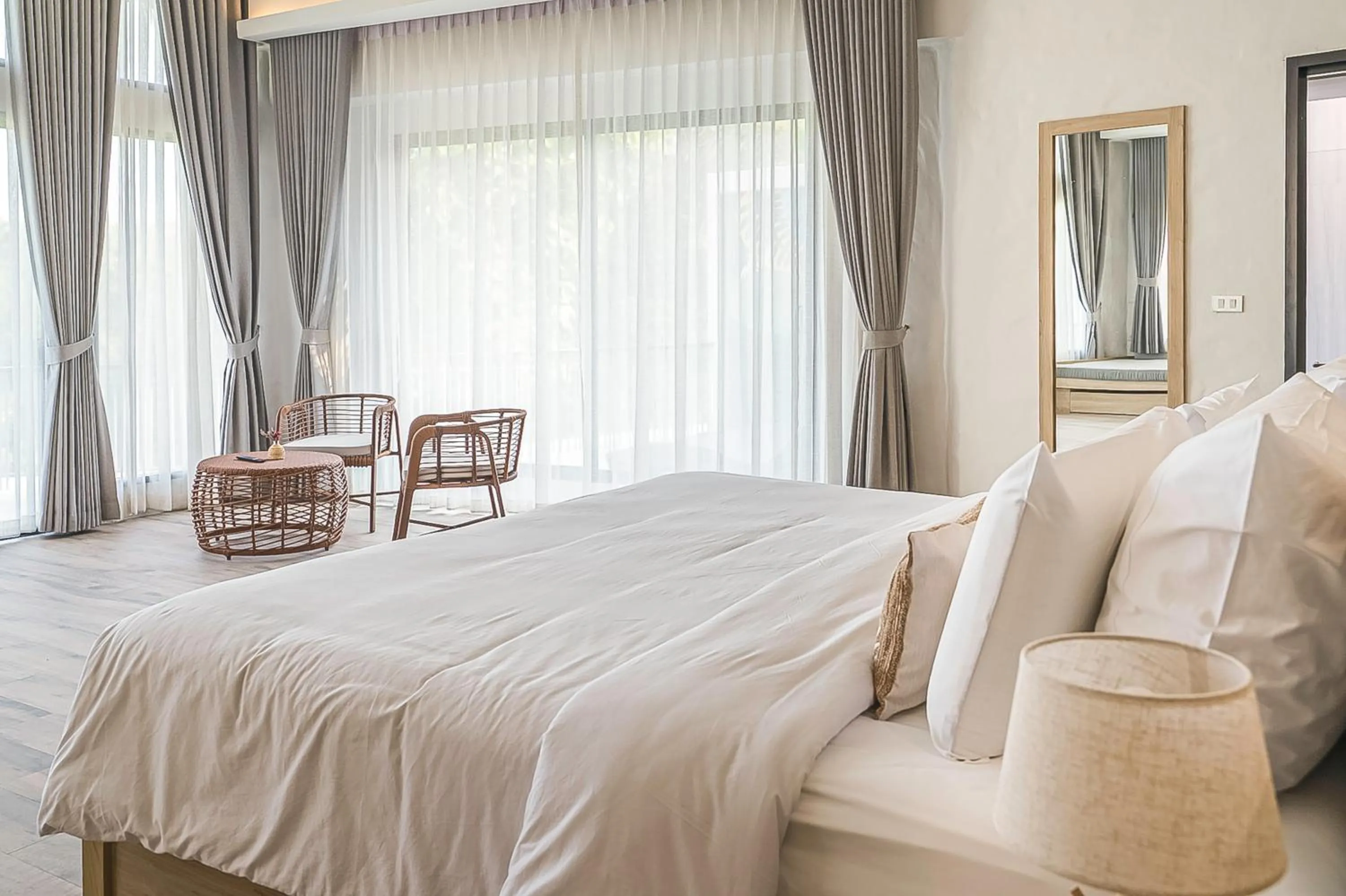 Bed in Villa De Leaf River Kaeng Krachan