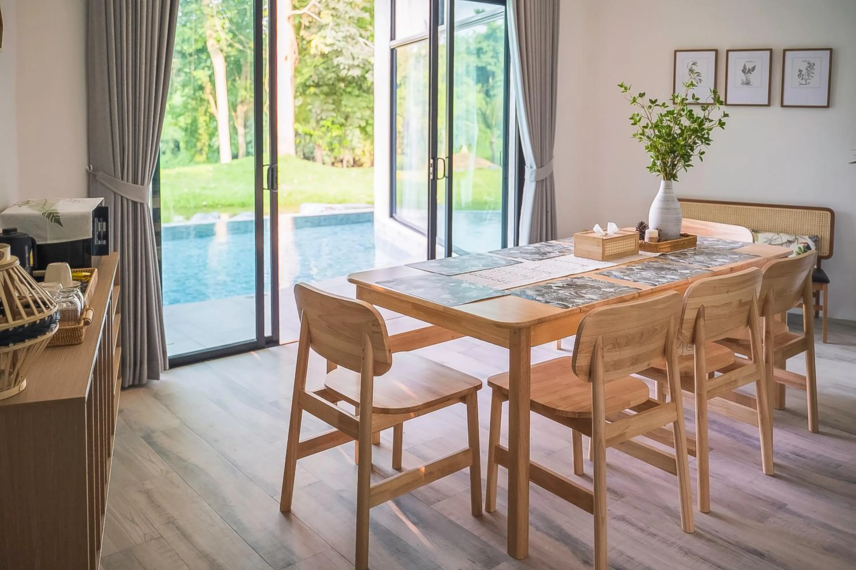 Seating area in Villa De Leaf River Kaeng Krachan