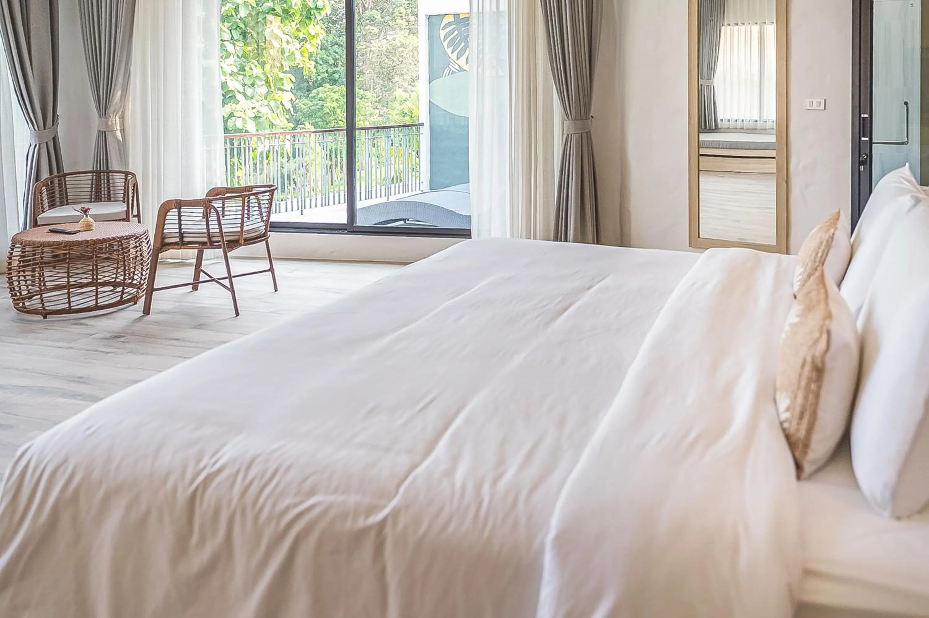 Bed in Villa De Leaf River Kaeng Krachan