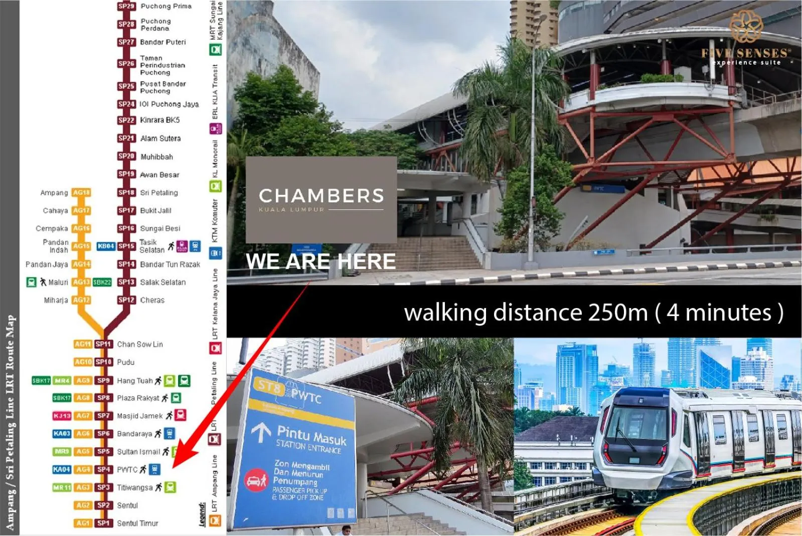 Location in Chambers Signature Suites, Kuala Lumpur