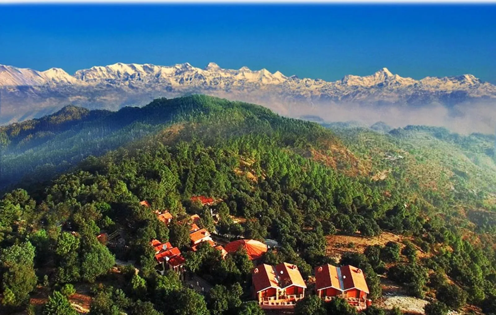 Bird's eye view in Essence of Nature, Ranikhet