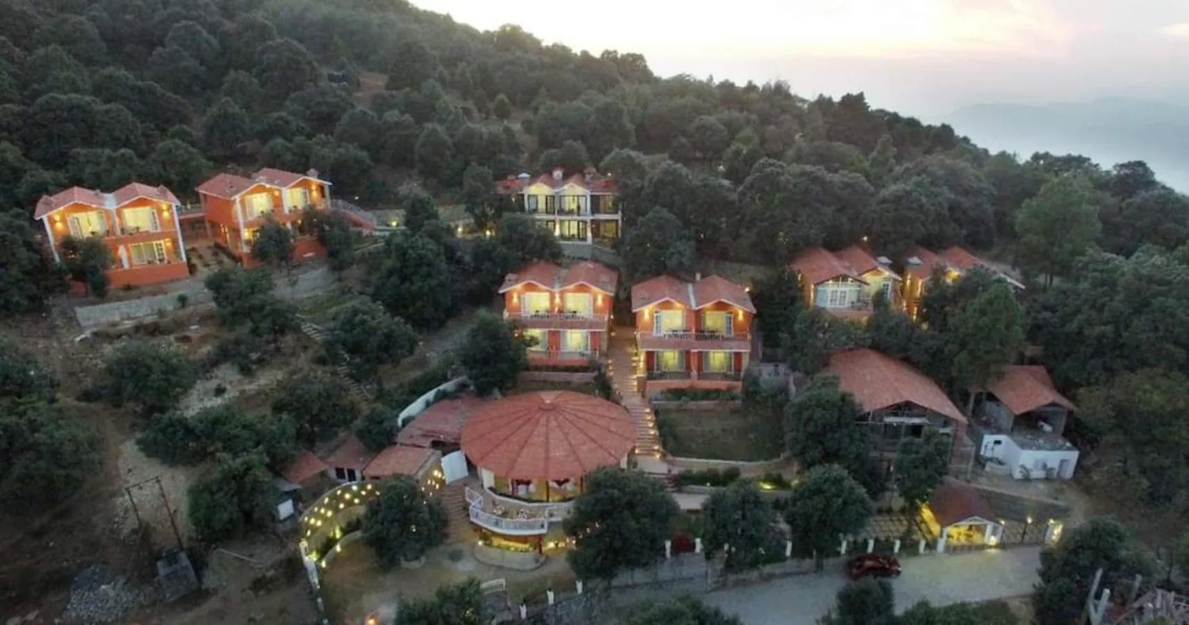 Bird's eye view in Essence of Nature, Ranikhet
