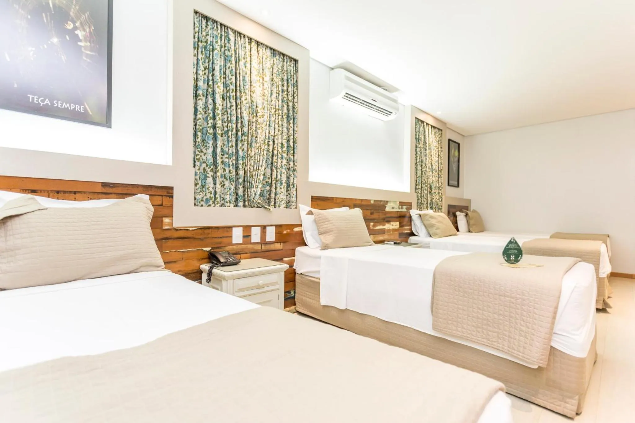 Bed in Hotel Pousada do Bosque