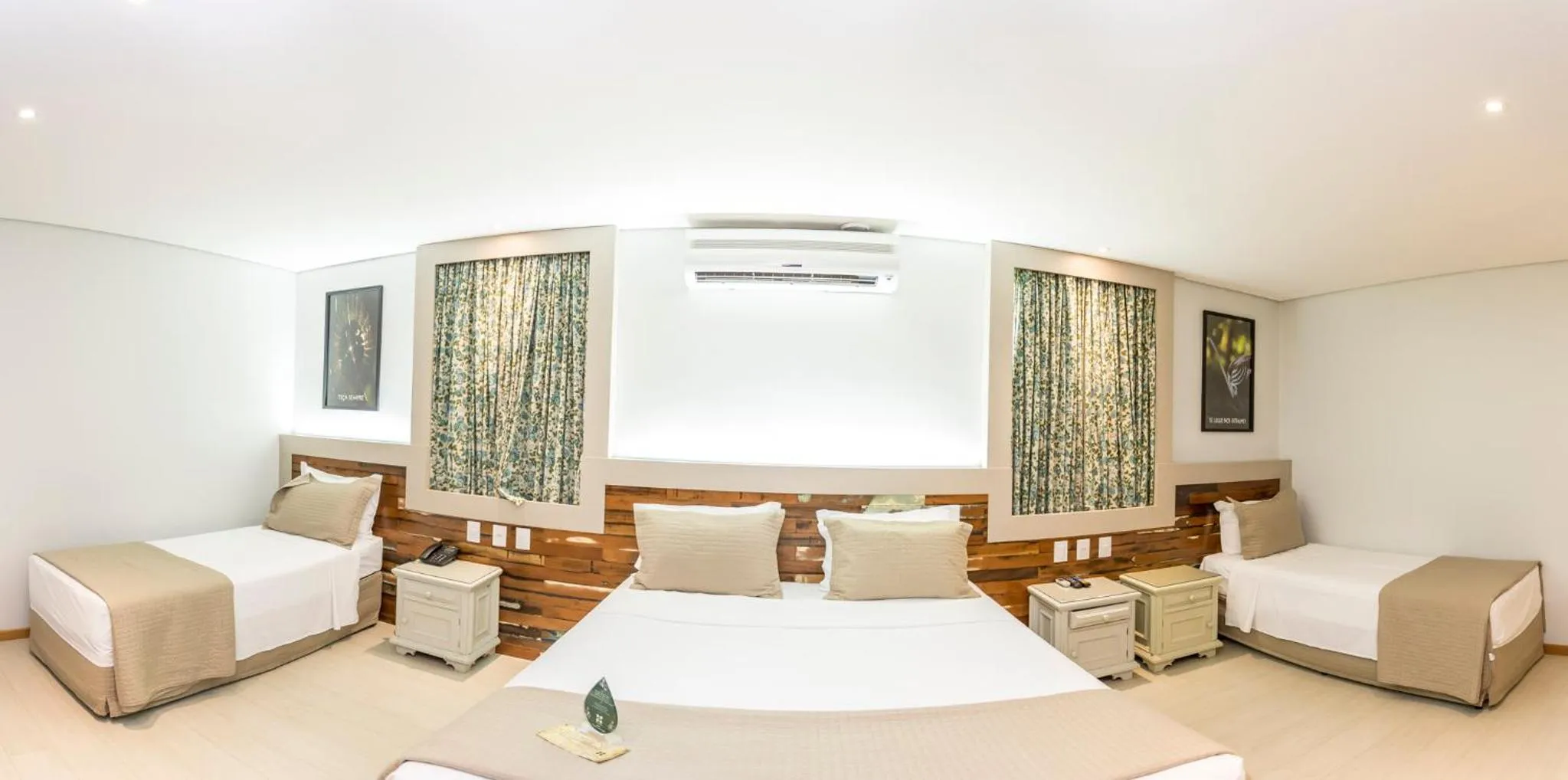 Bed in Hotel Pousada do Bosque