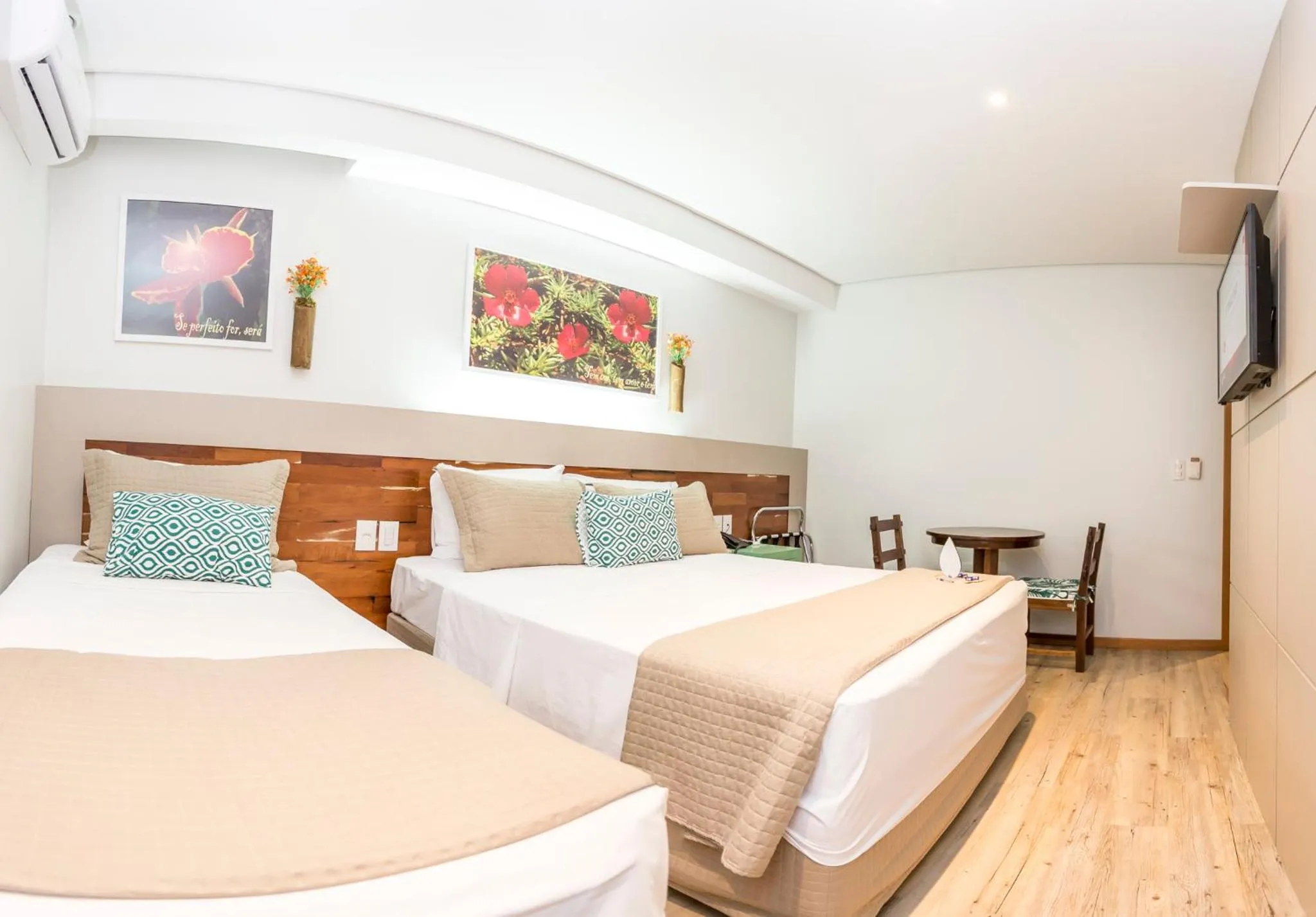 Bed in Hotel Pousada do Bosque