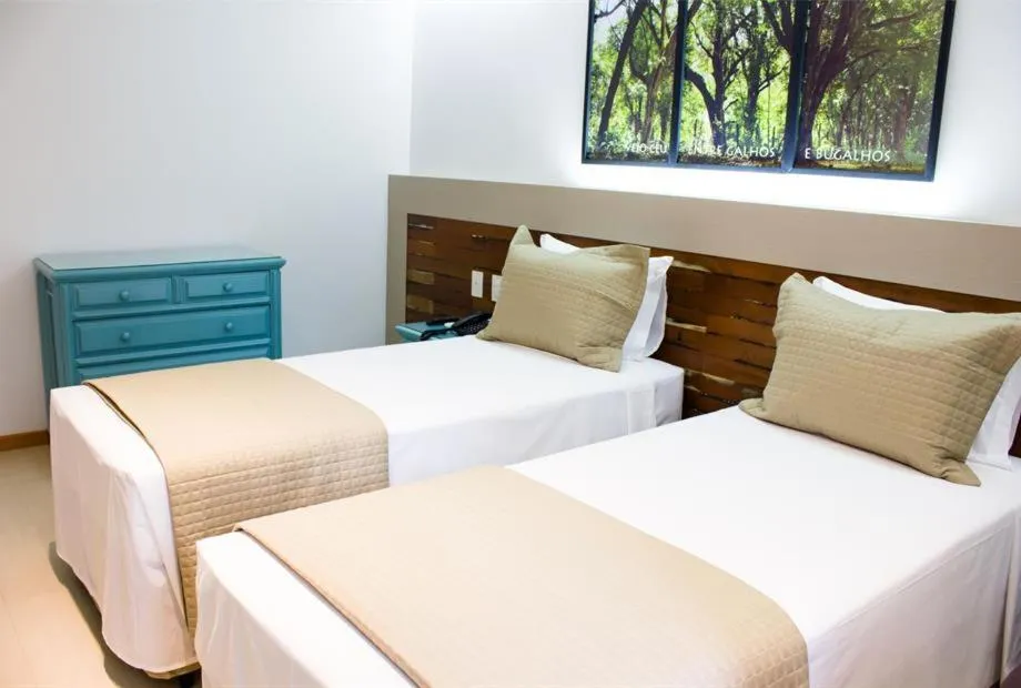 Bed in Hotel Pousada do Bosque