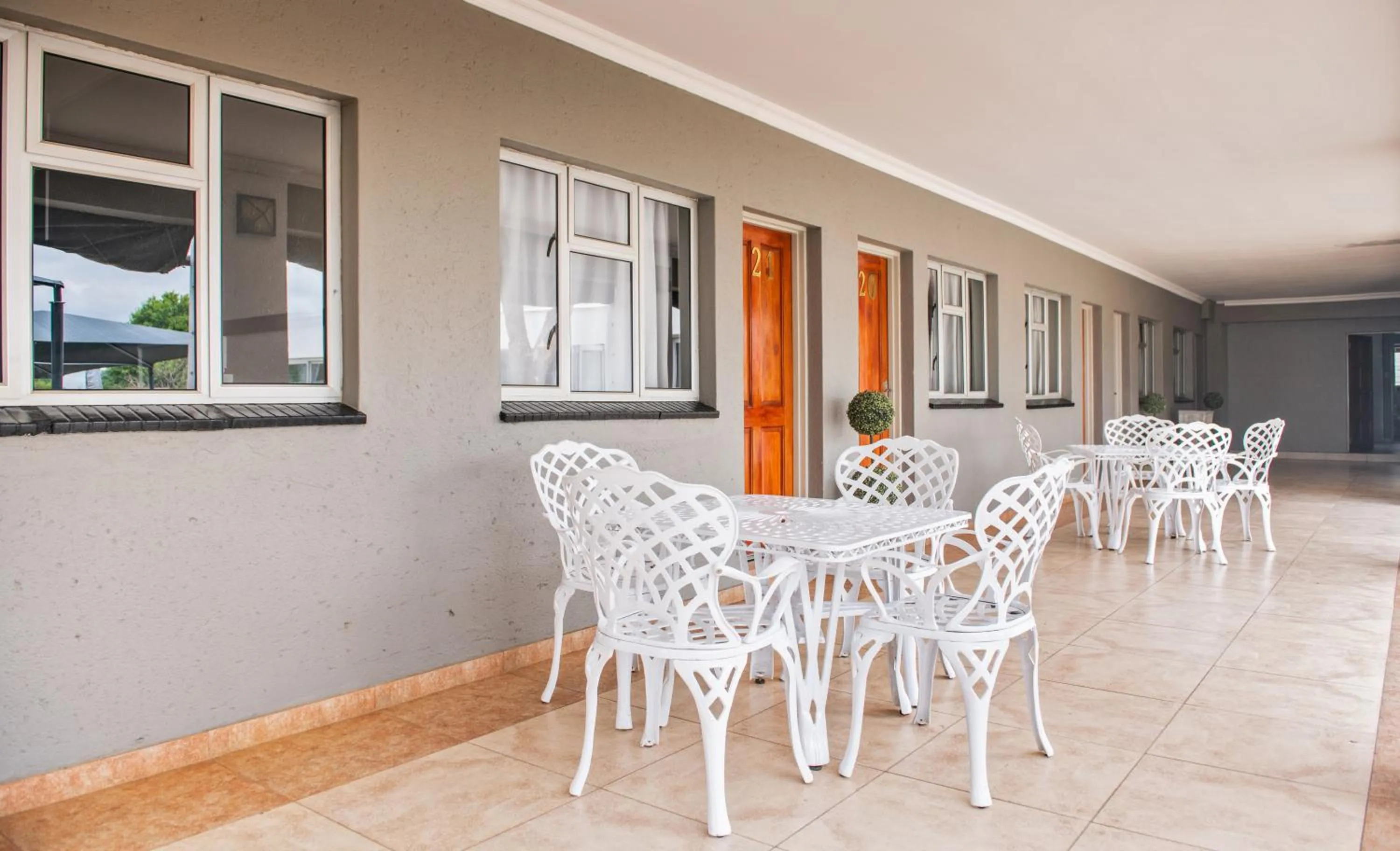 Patio in Khayalami Hotel - Ermelo