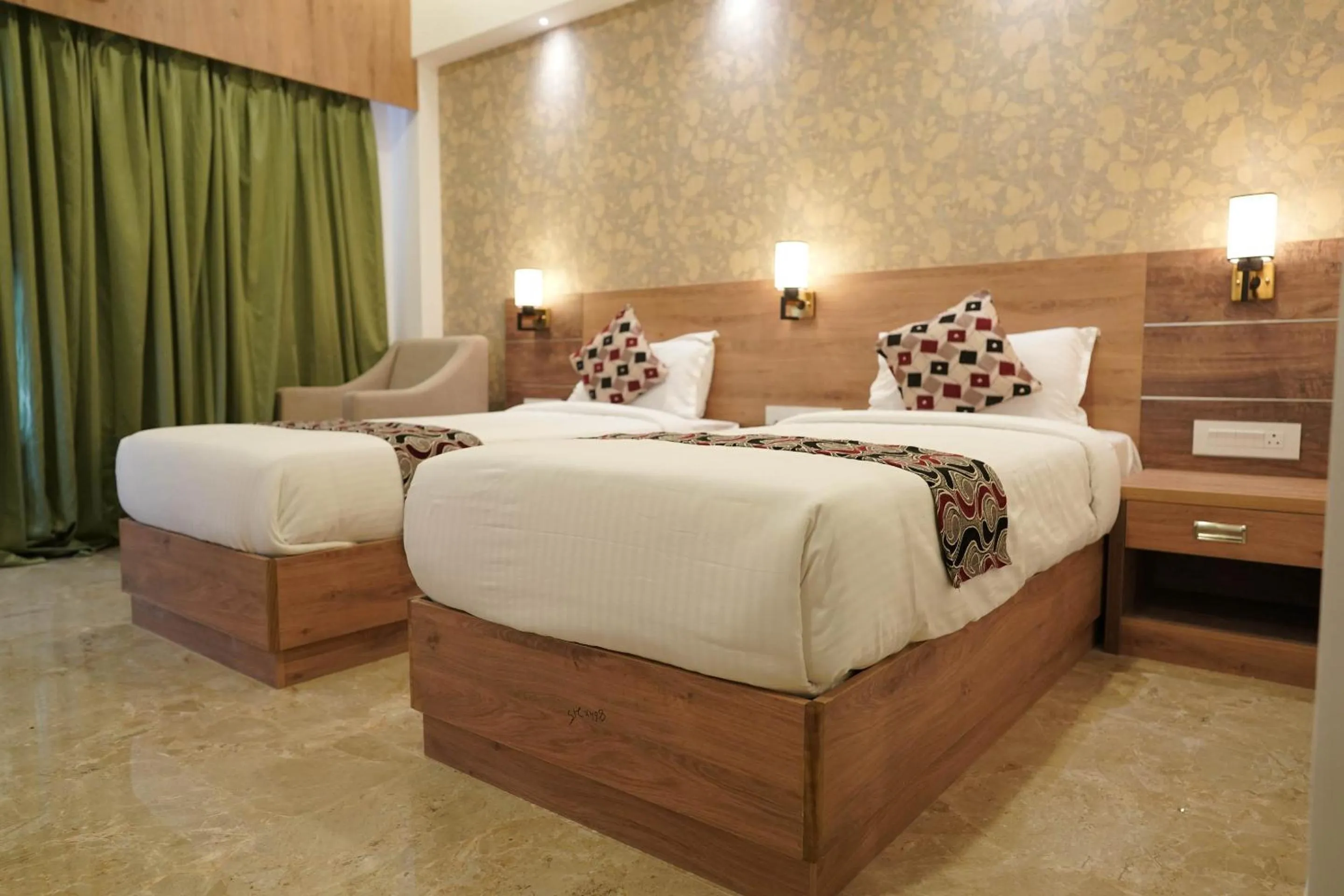 Bed in HOTEL VKJ INN Aluva