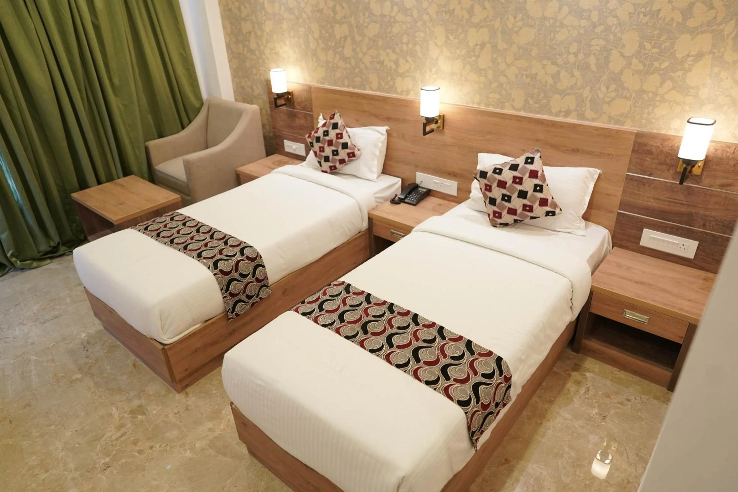 Bed in HOTEL VKJ INN Aluva